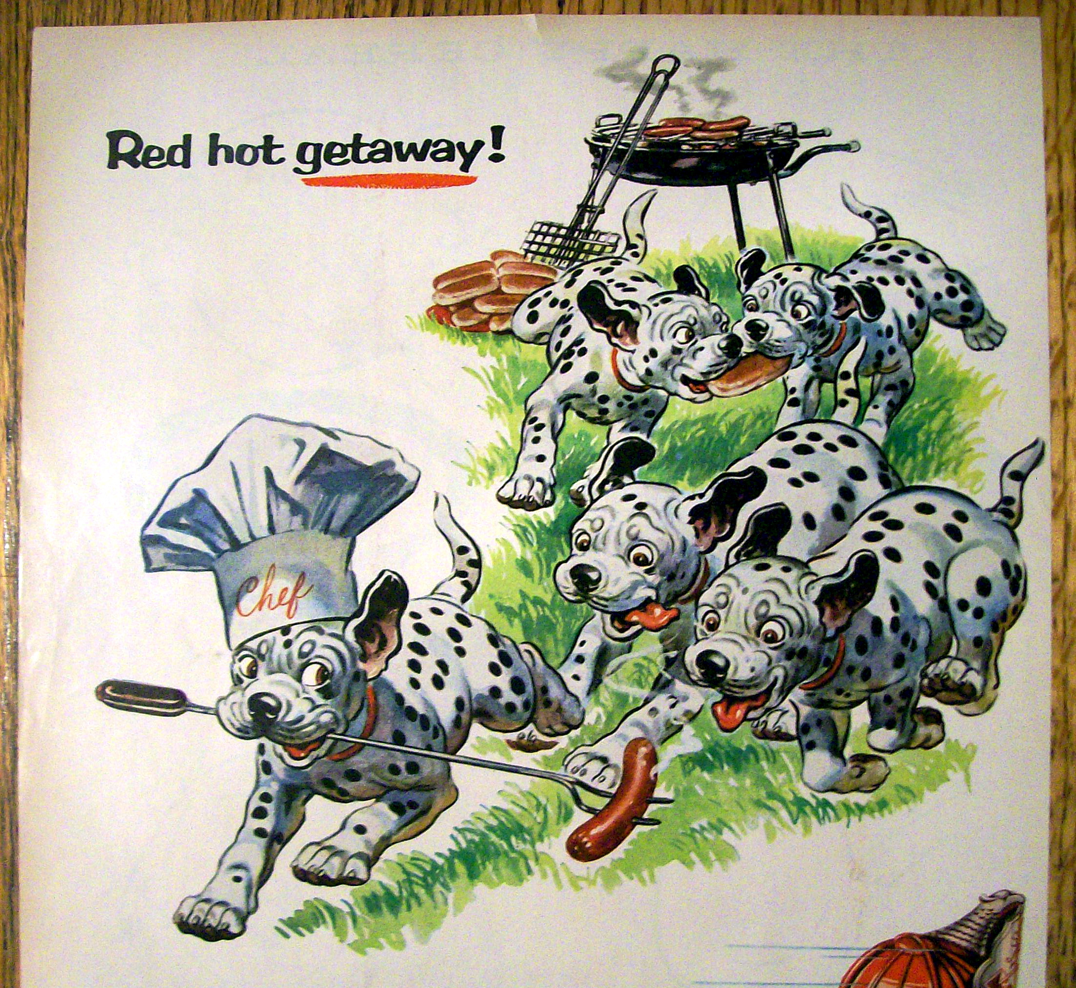 Vintage Ad: 1956 Texaco Gasoline with the Dalmatians