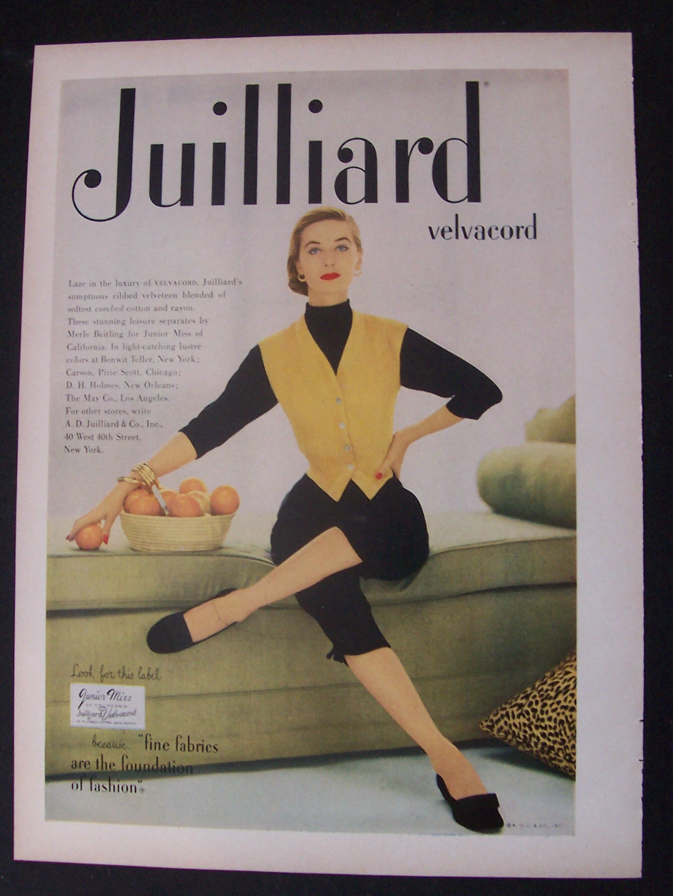 1953 Juilliard Velvacord