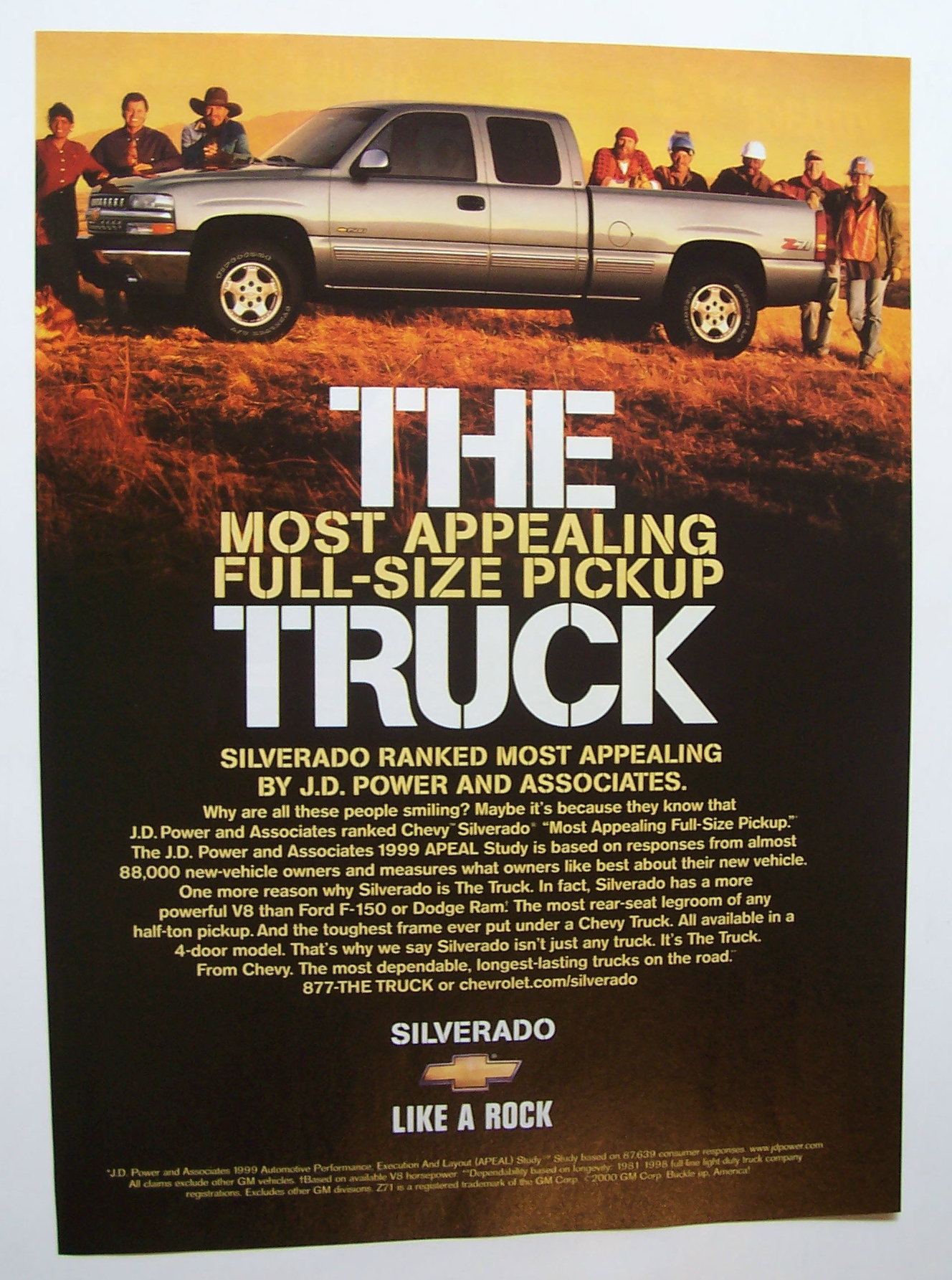 Vintage Ad: 2000 Chevy  Silverado