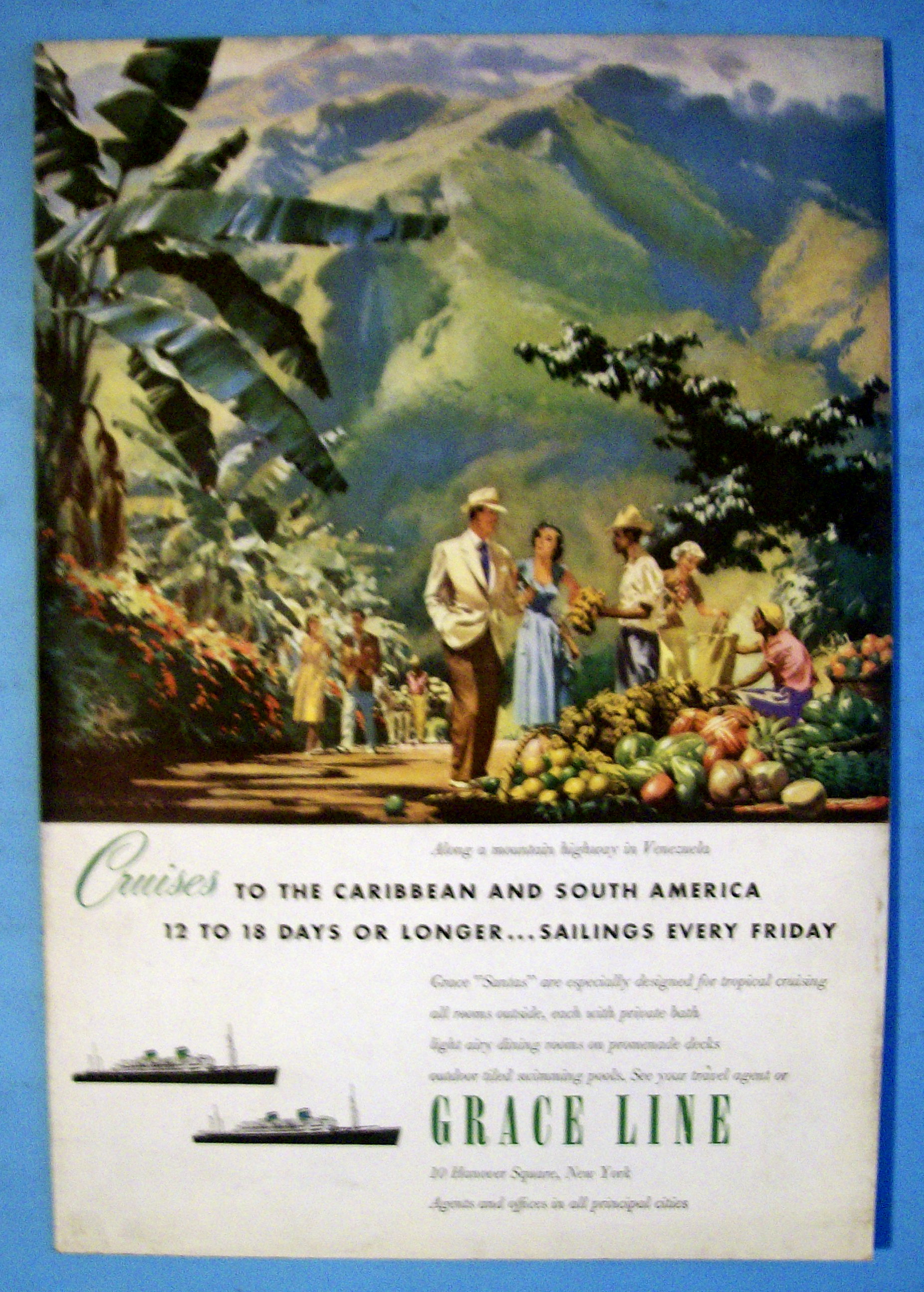 Vintage Ad: 1951 Grace Line