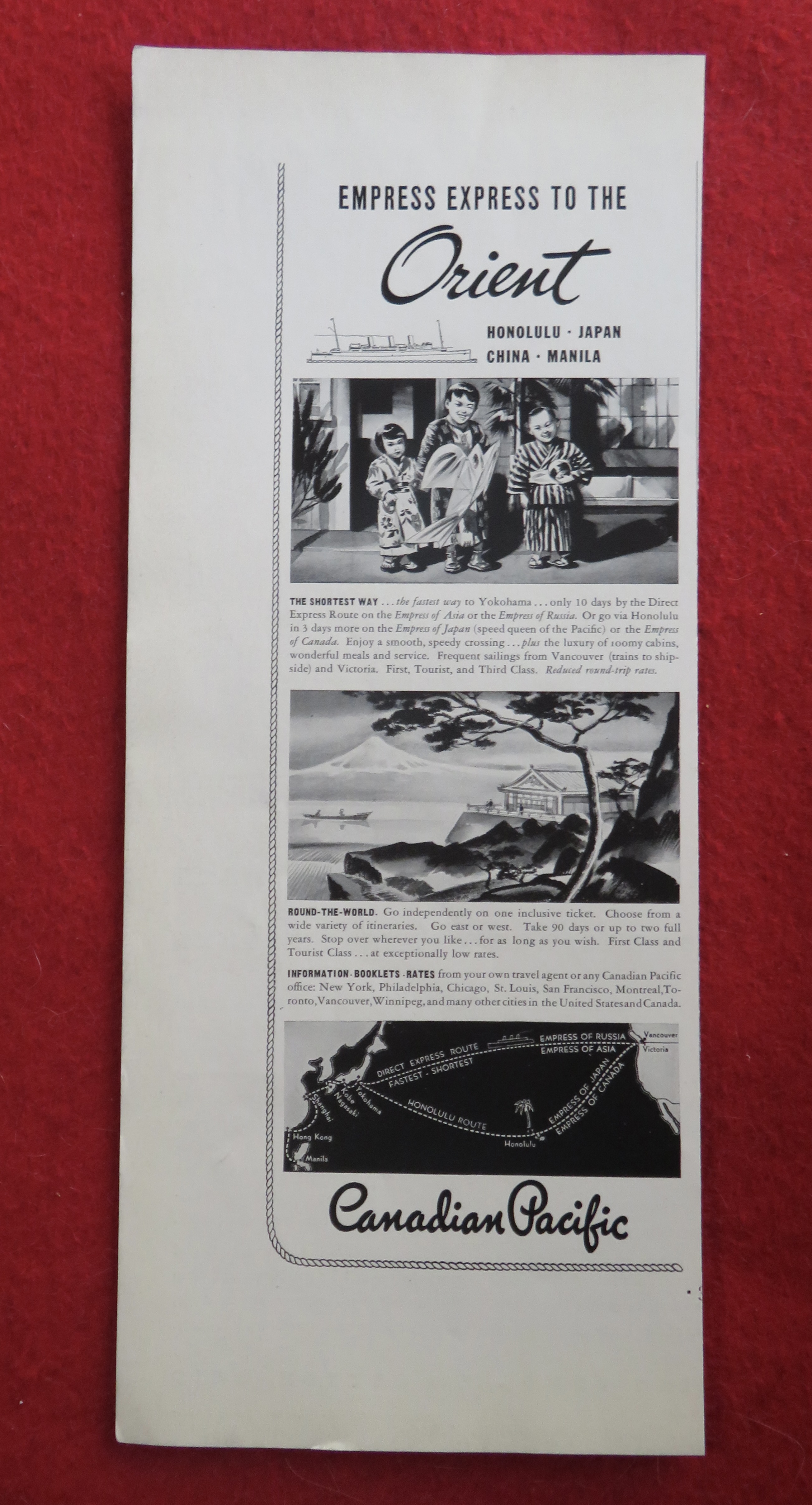 1934 Canadian Pacific with Empress Express To Orient