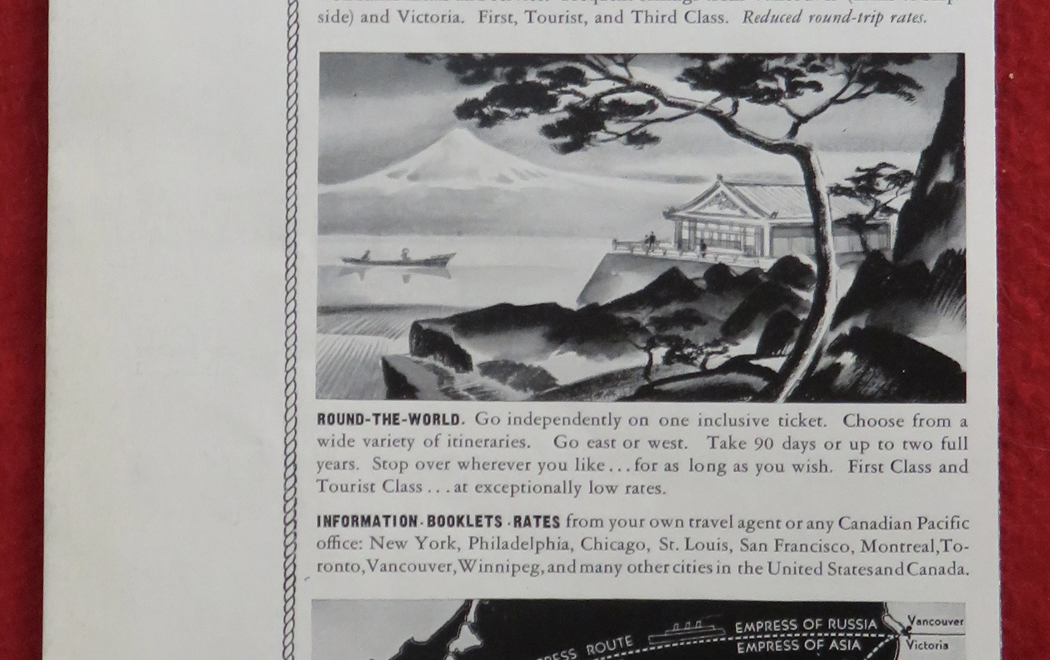 1934 Canadian Pacific with Empress Express To Orient