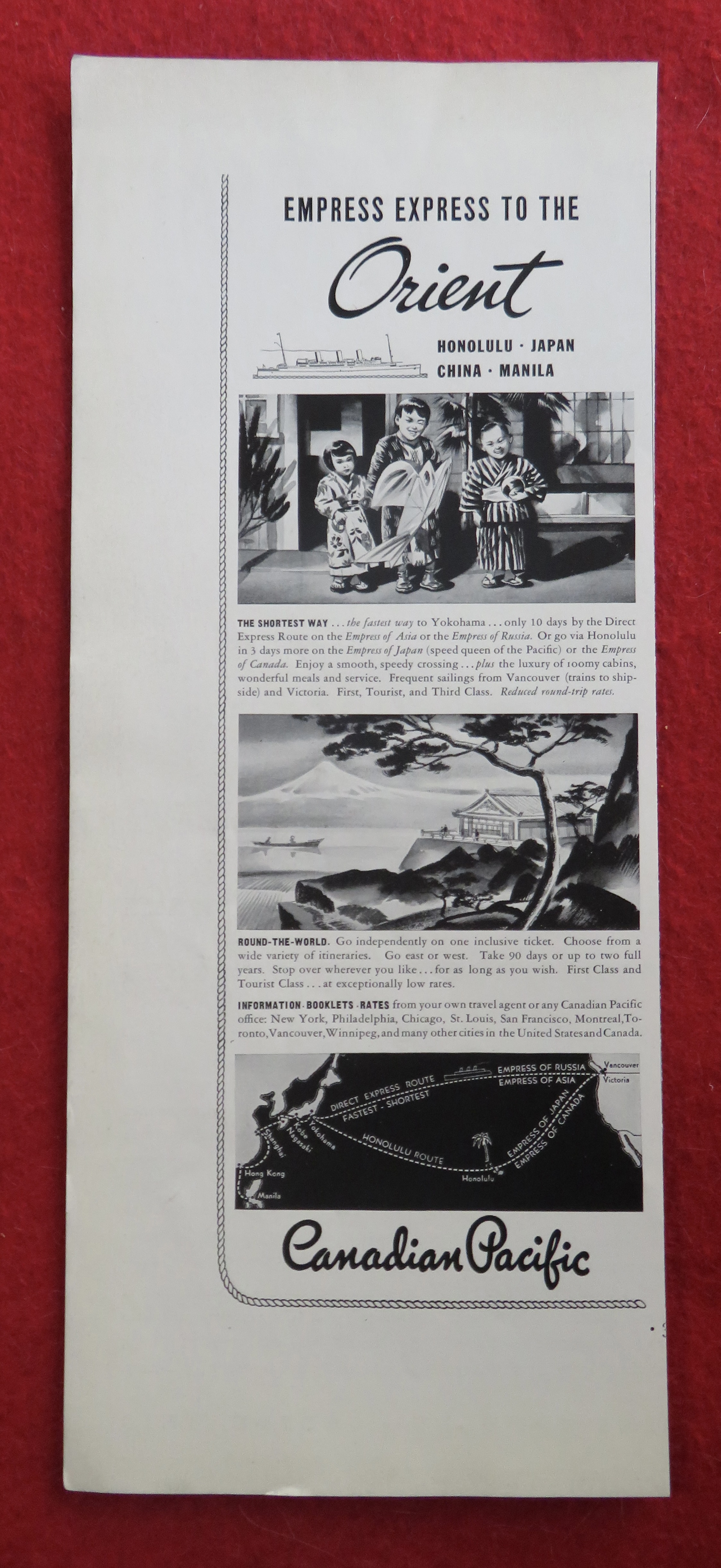 1934 Canadian Pacific with Empress Express To Orient