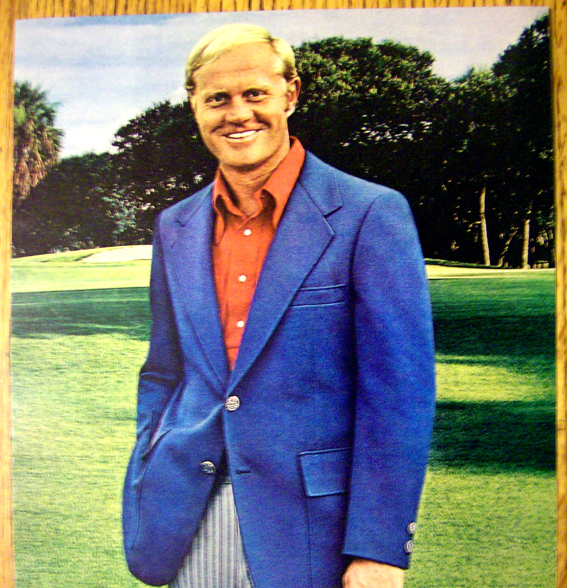 1972 Hart Schaffner & Marx Blazer with Jack Nicklaus