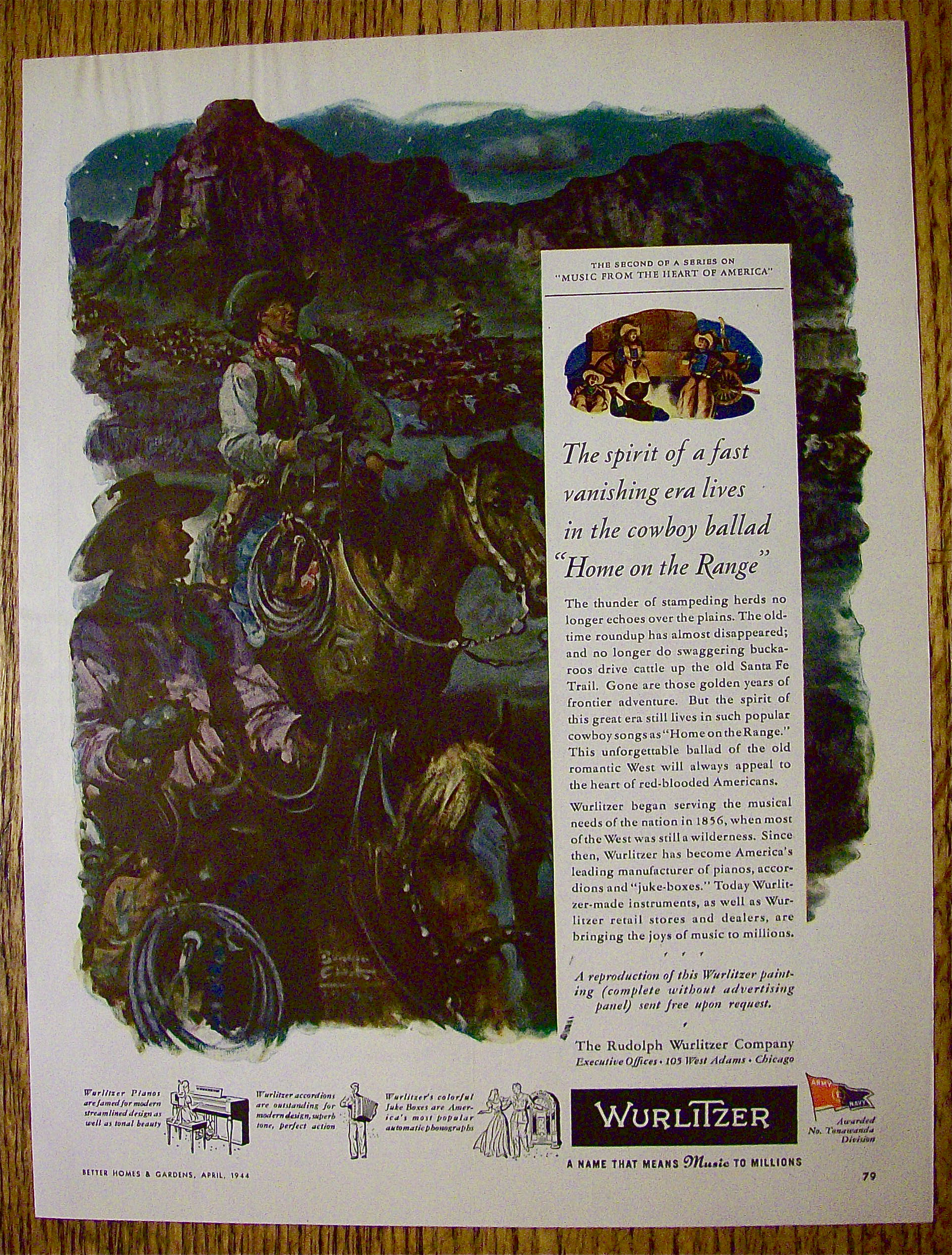 1944 Wurlitzer with  Home on The Range