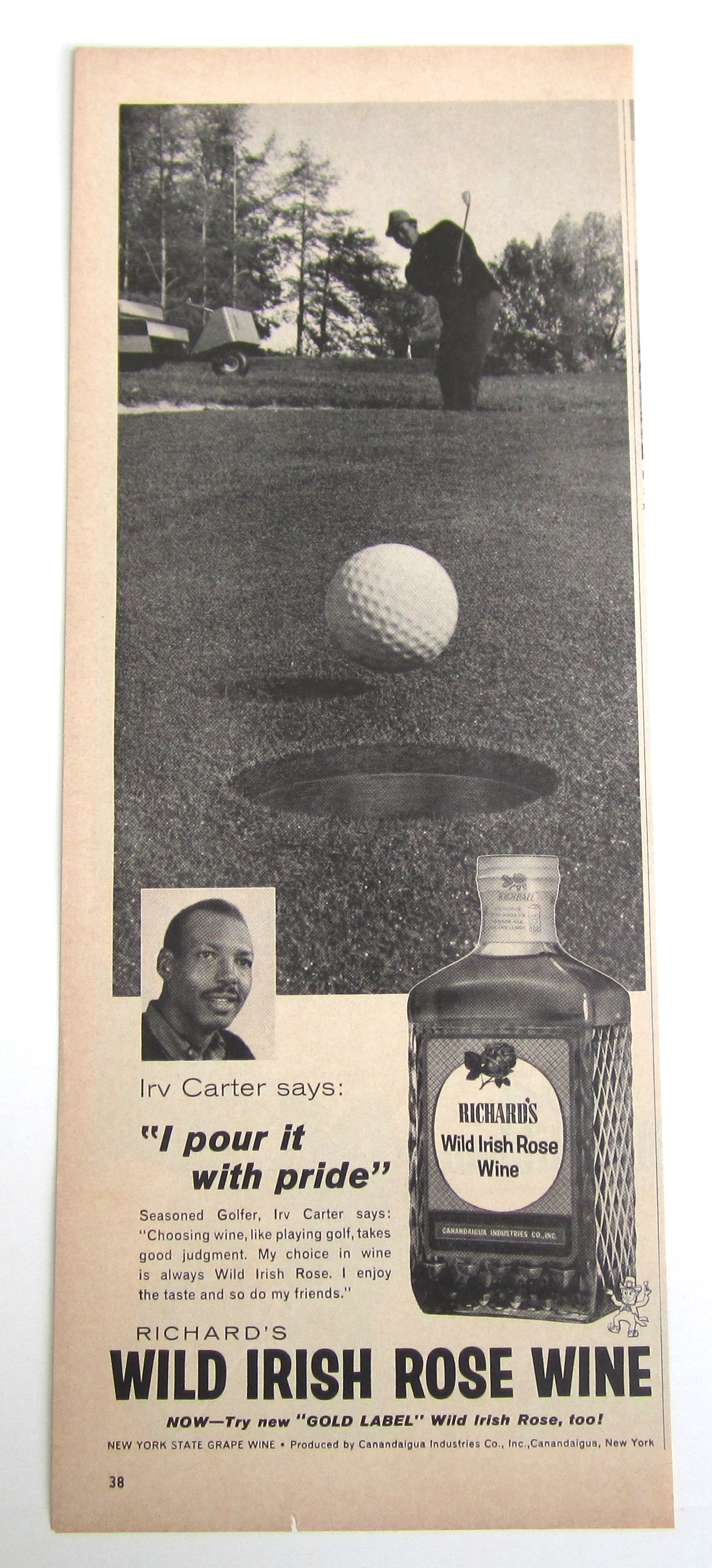 1963 Vintage Wild Irish Rose Wine With Irv Carter