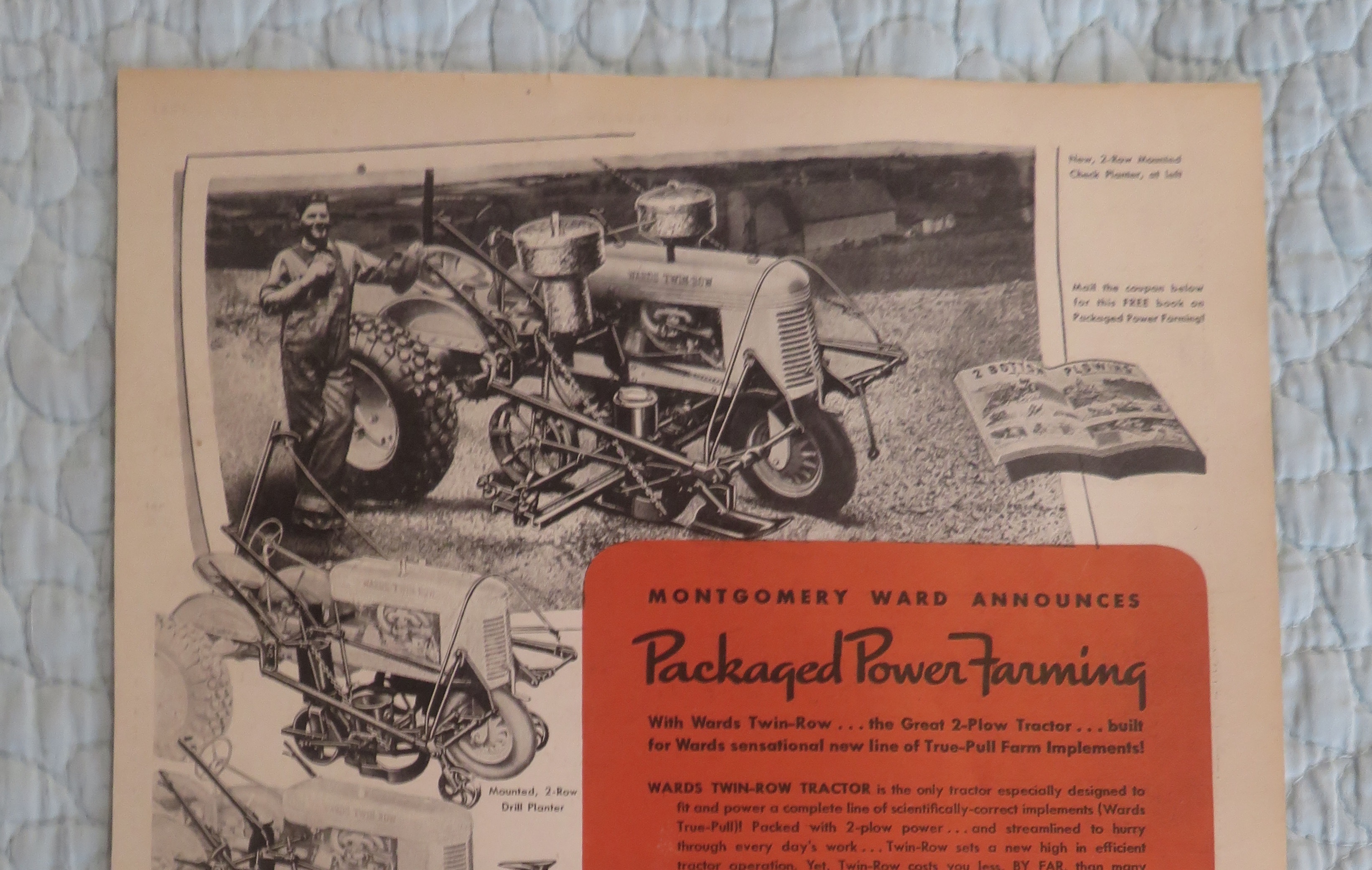 1941 Montgomery Ward & Company with Power Farming