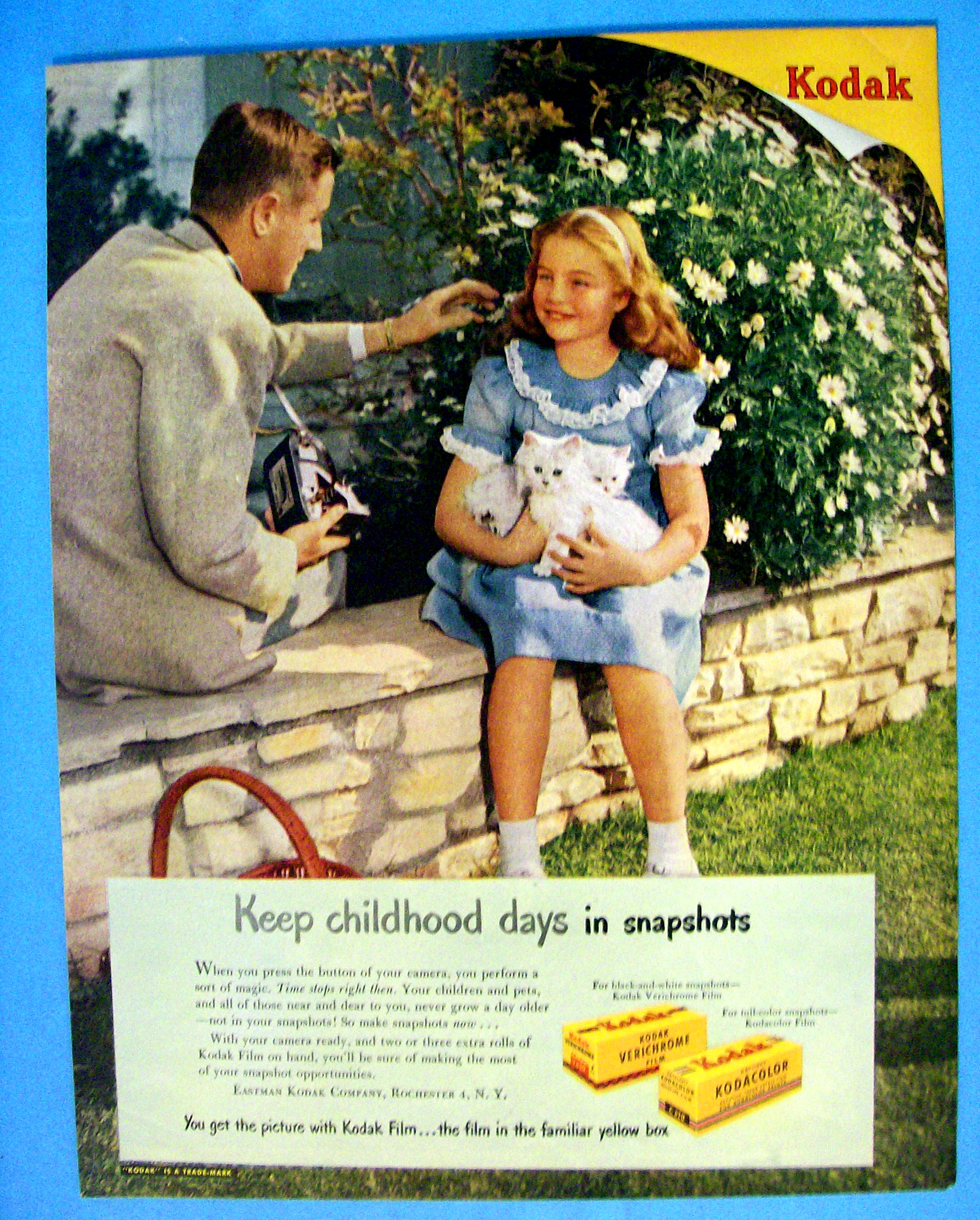 Vintage Ad: 1949 Kodak