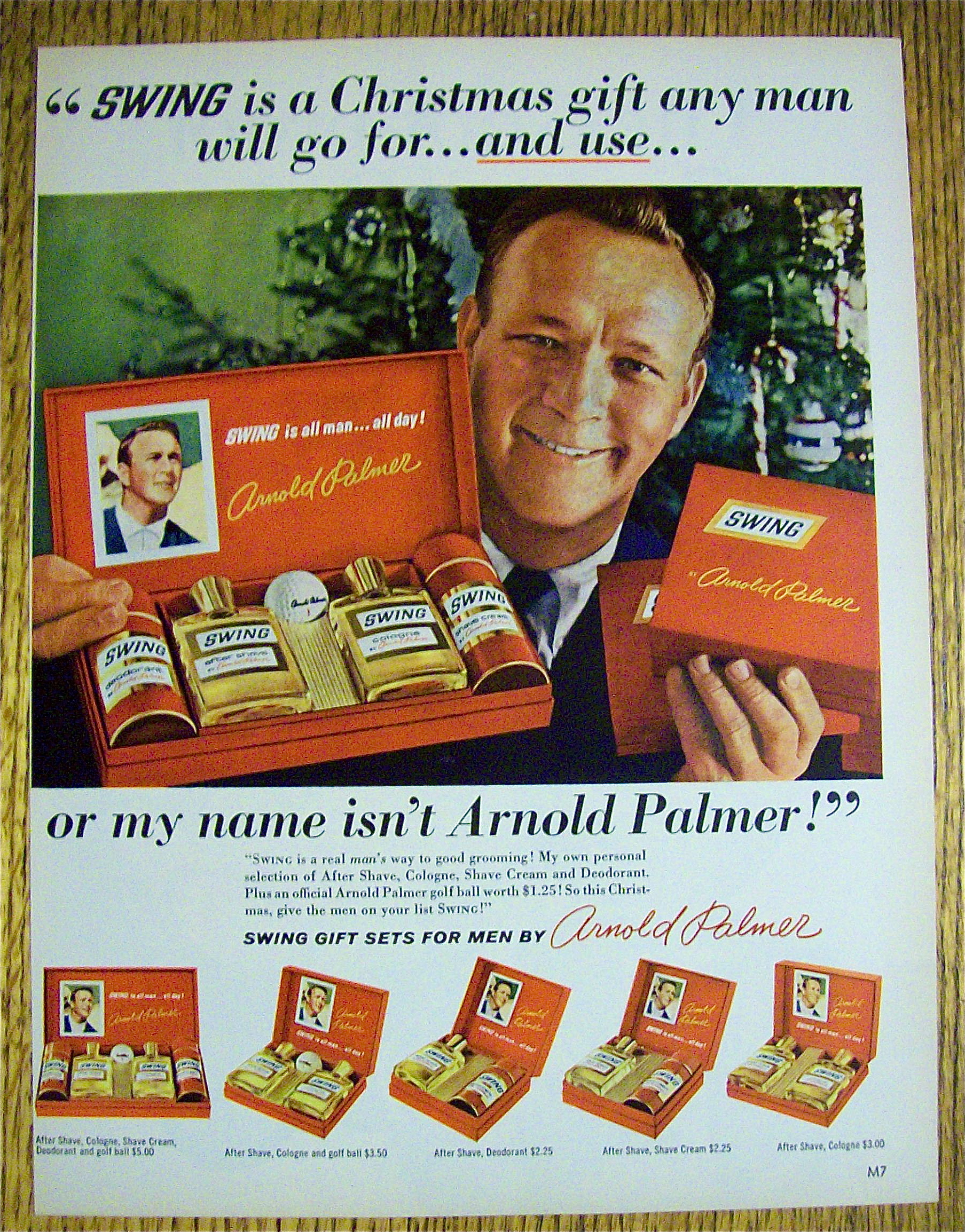 1966 Swing Gift Sets with Golfing's Arnold Palmer