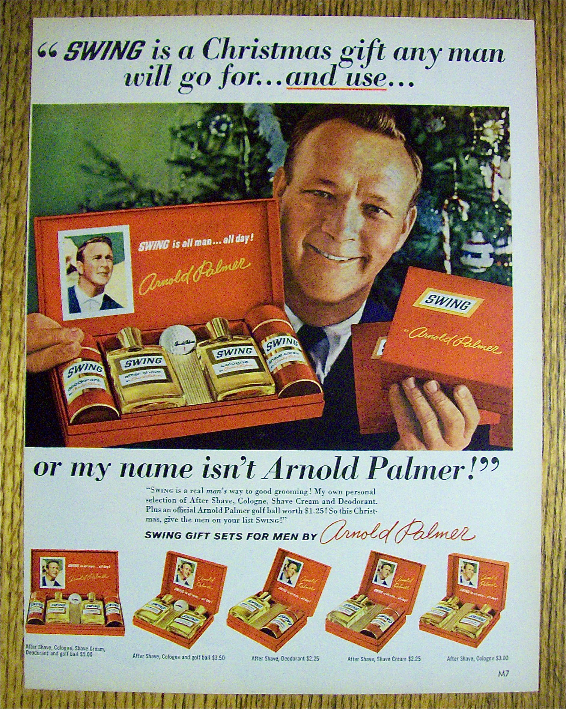 1966 Swing Gift Sets with Golfing's Arnold Palmer