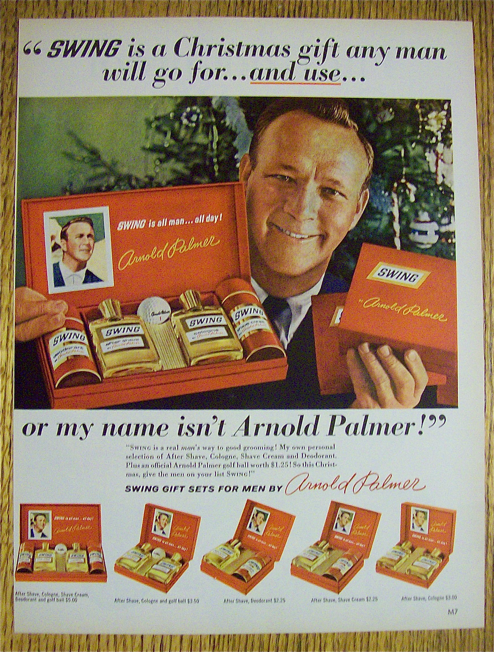 1966 Swing Gift Sets with Golfing's Arnold Palmer