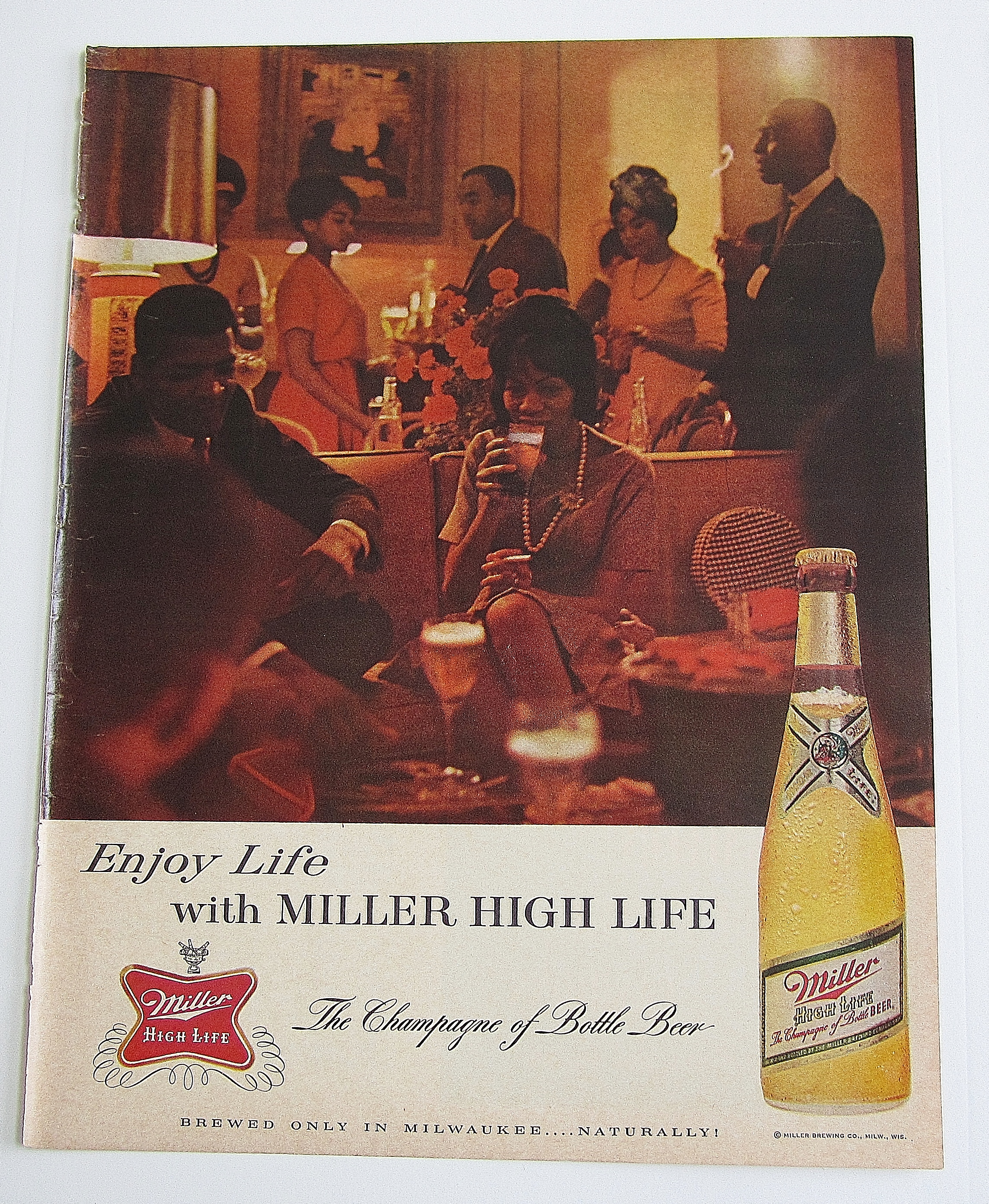 1963 Miller High Life Beer With Party