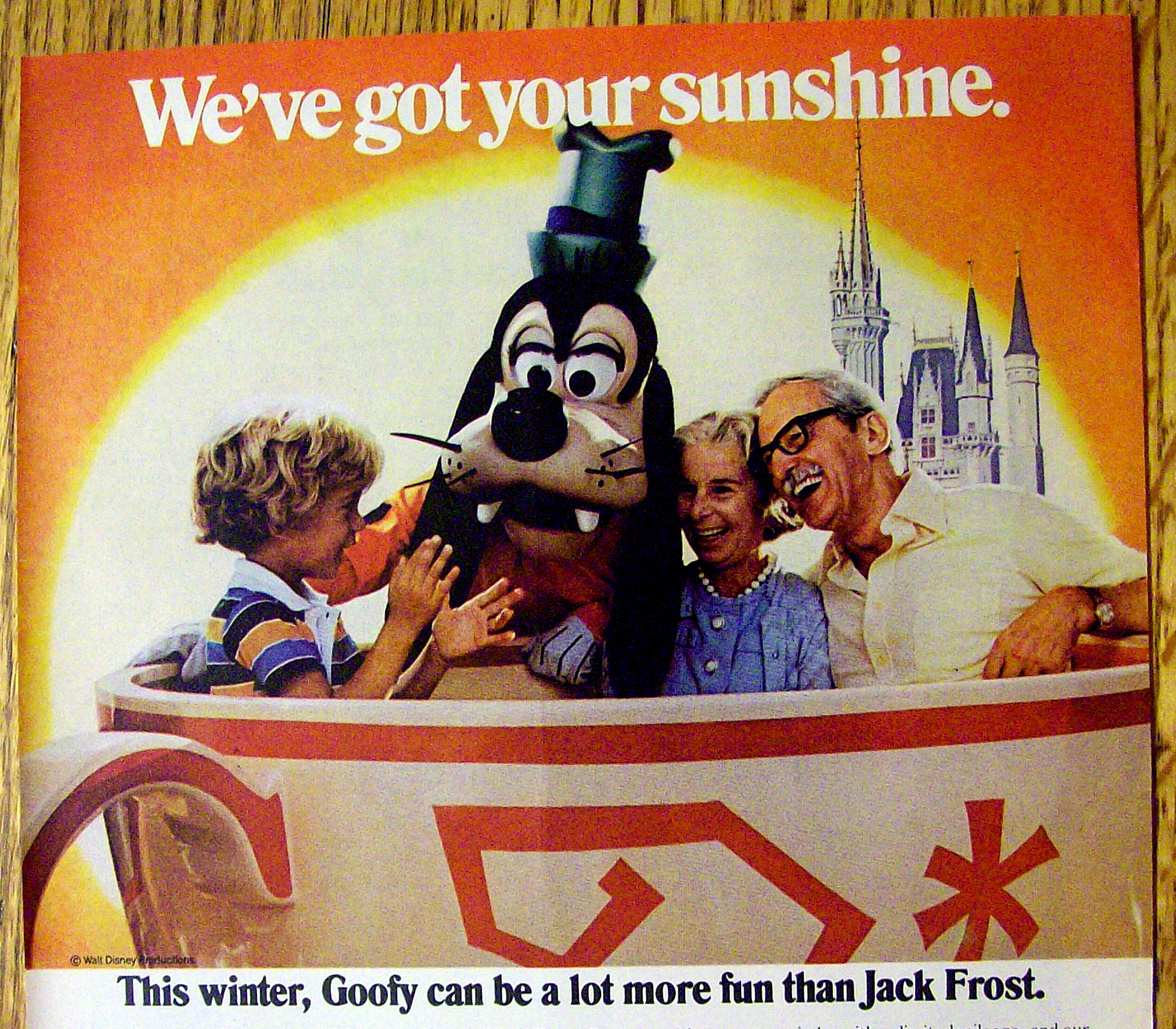 1978 Eastern Airline w/Walt Disney World's Goofy