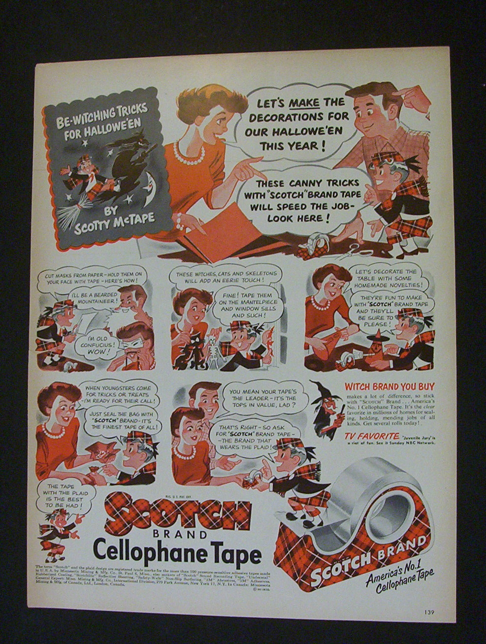 1951 Scotch Cellophane Tape