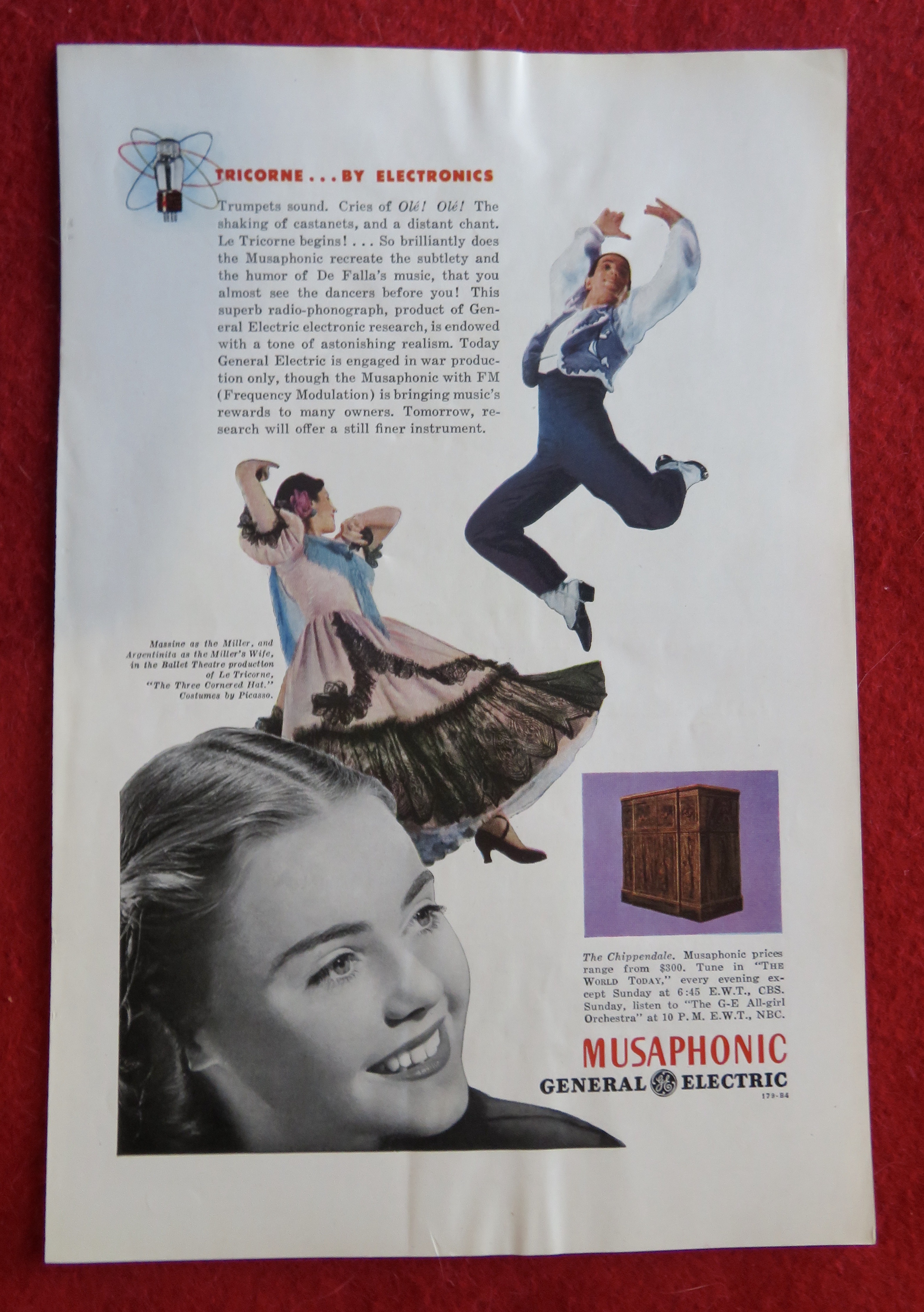 1944 GE Musaphonic with Massine & Argentinita