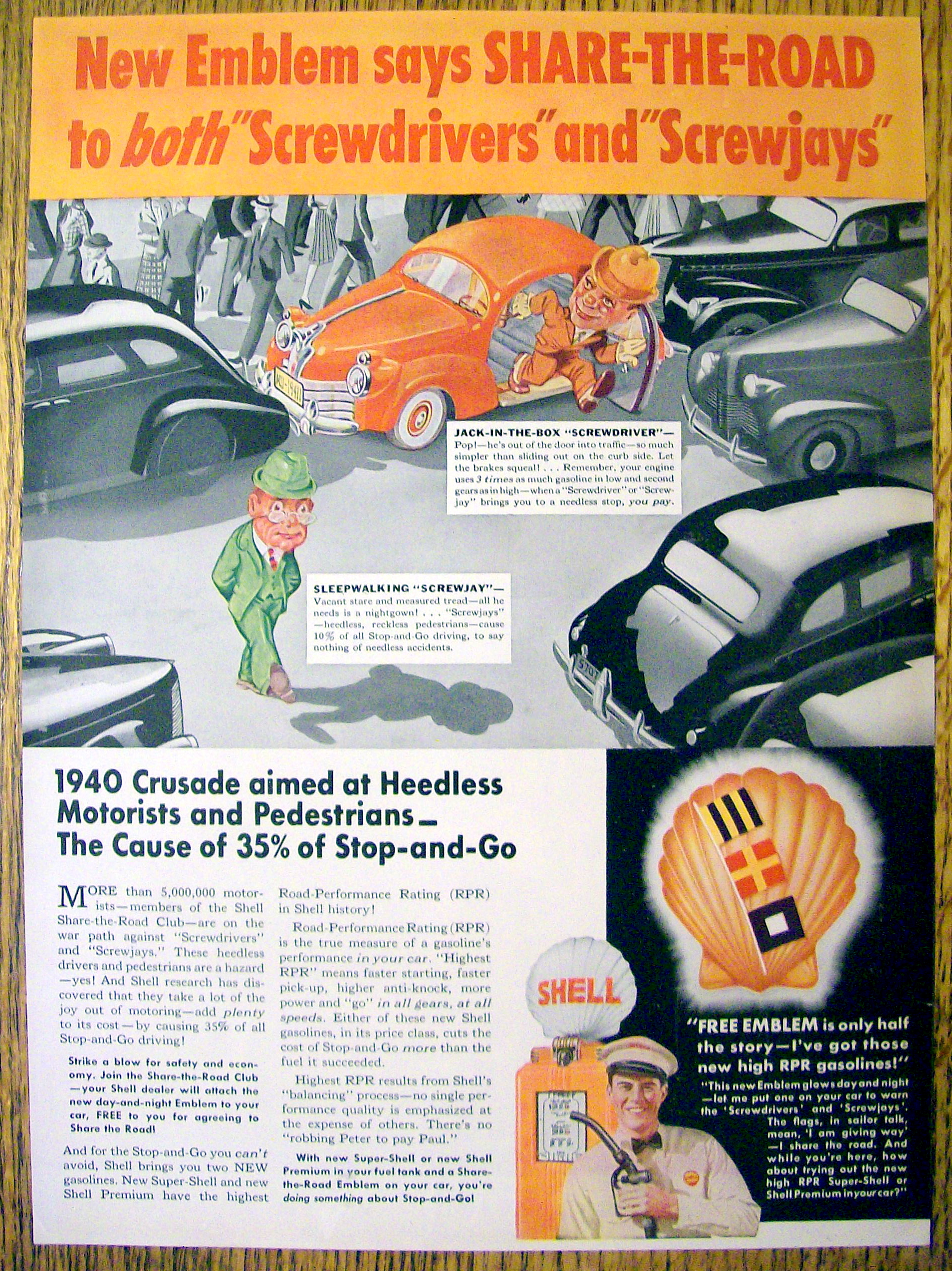 Vintage Ad: 1952 Shell Gasoline
