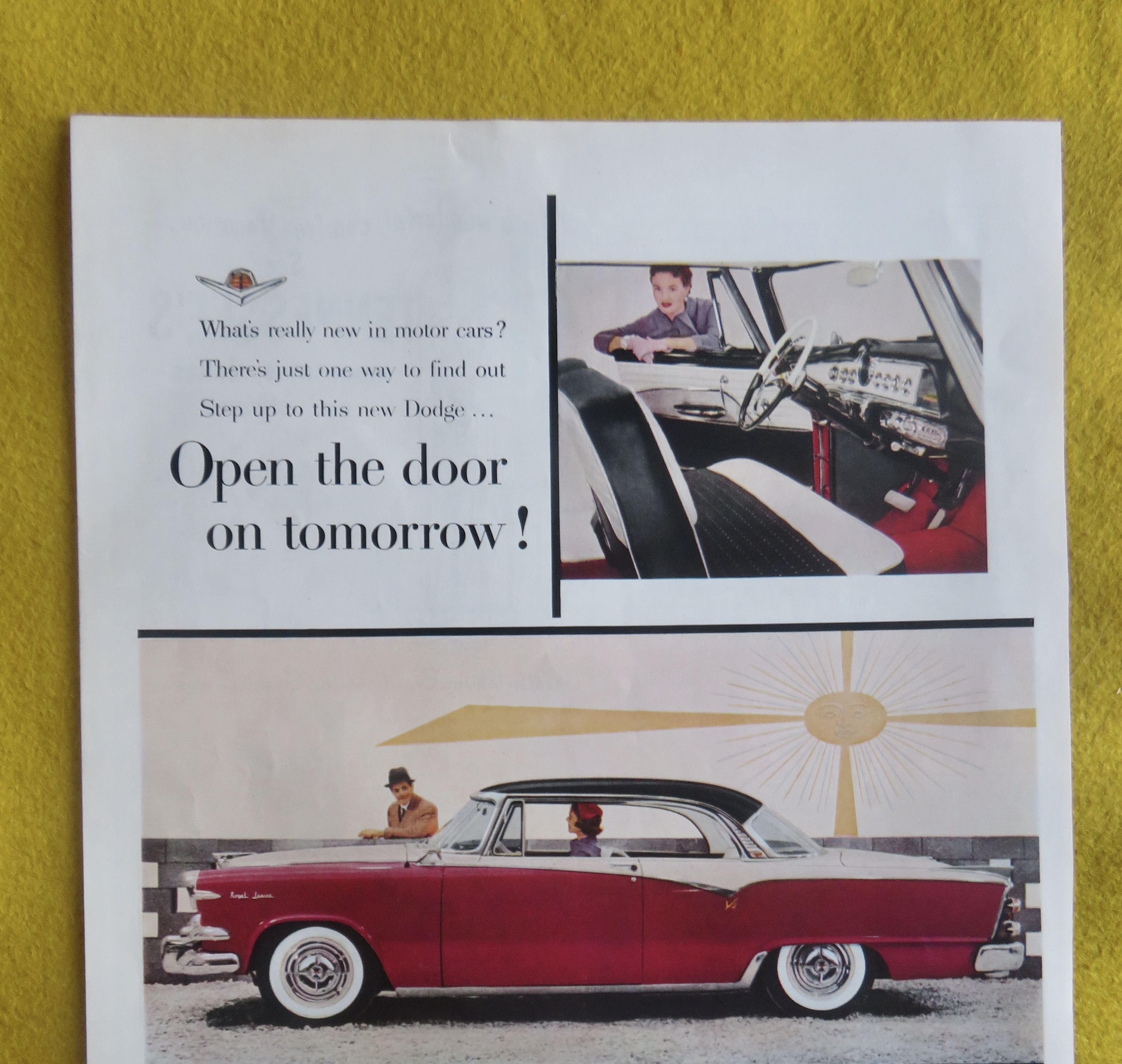 1955 Dodge Automobile with Custom Royal Lancer