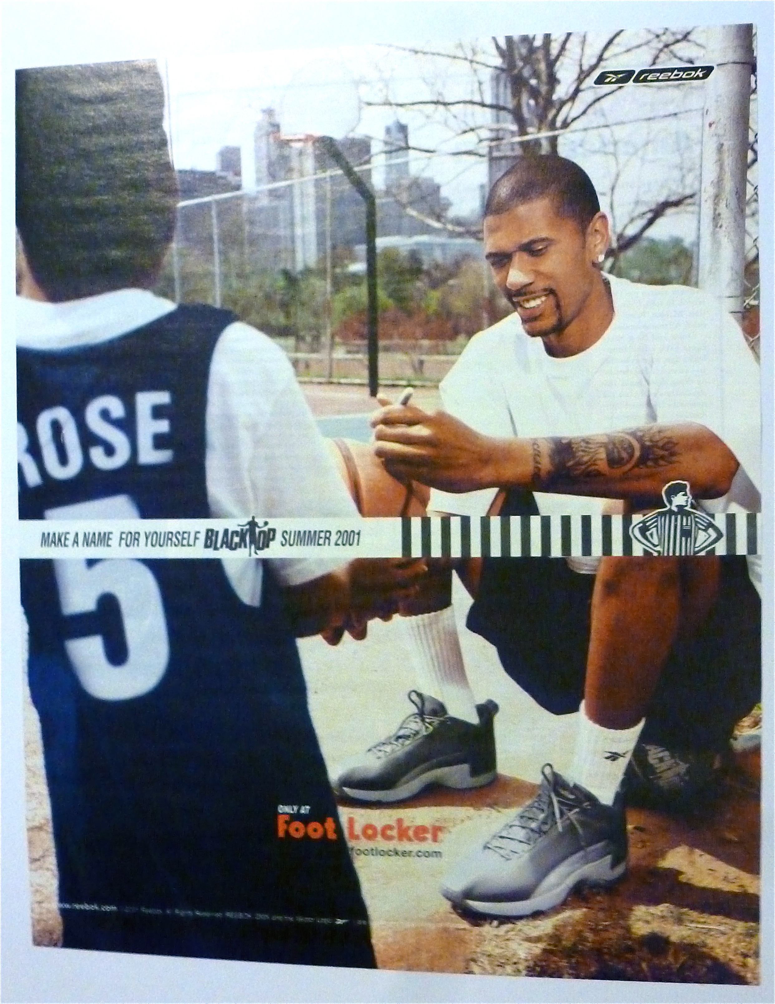 2001 Reebok Blacktop with Jalen Rose