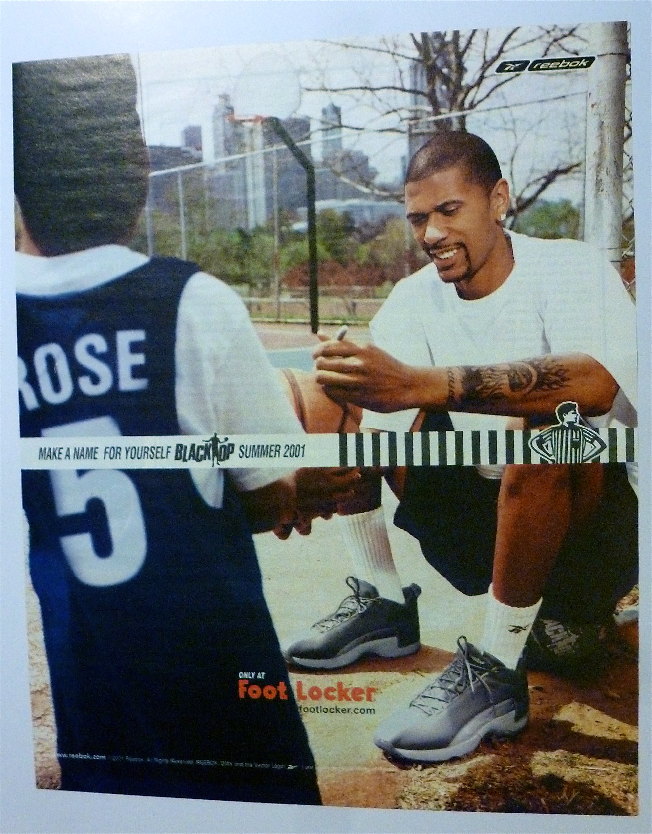 2001 Reebok Blacktop with Jalen Rose