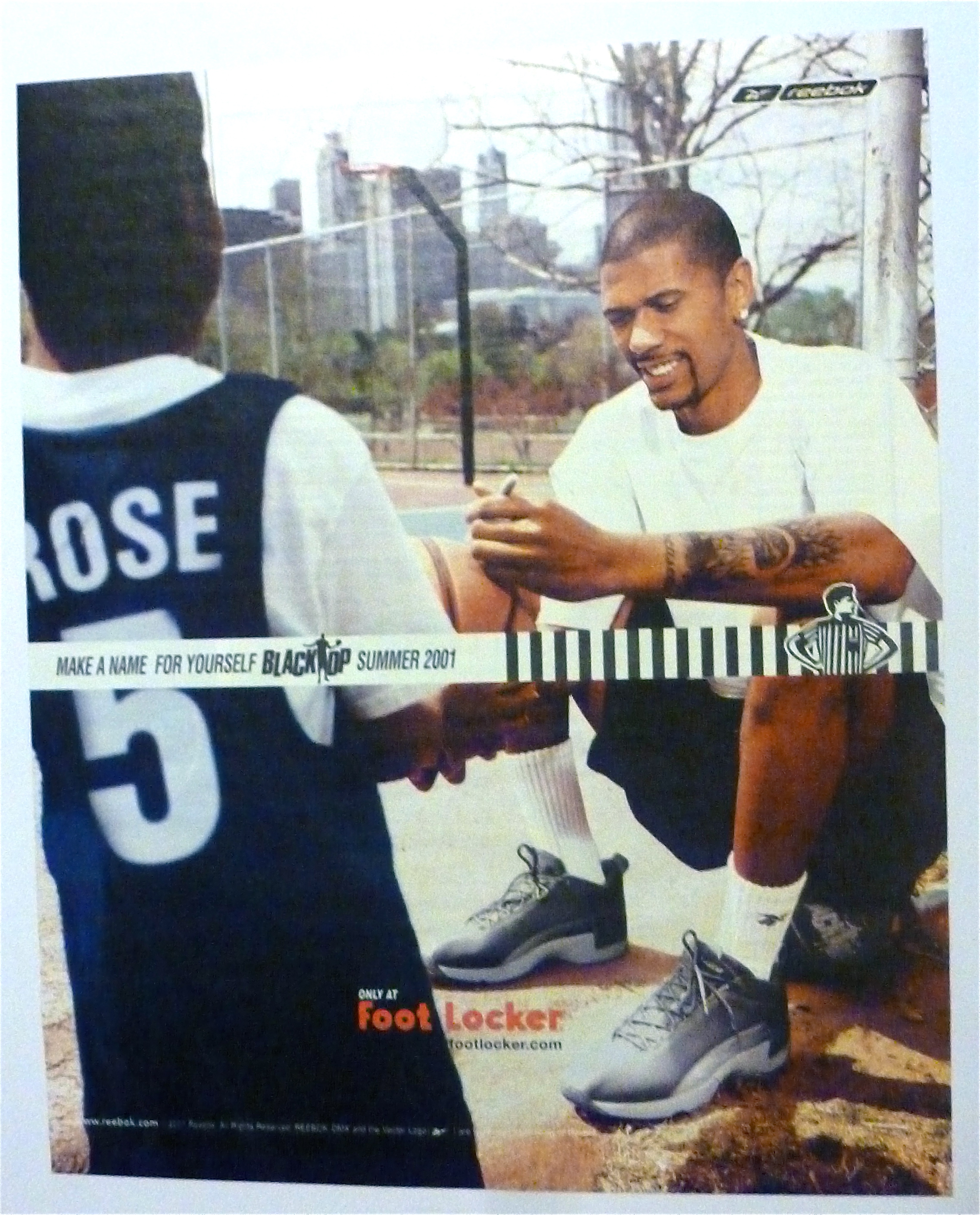 2001 Reebok Blacktop with Jalen Rose