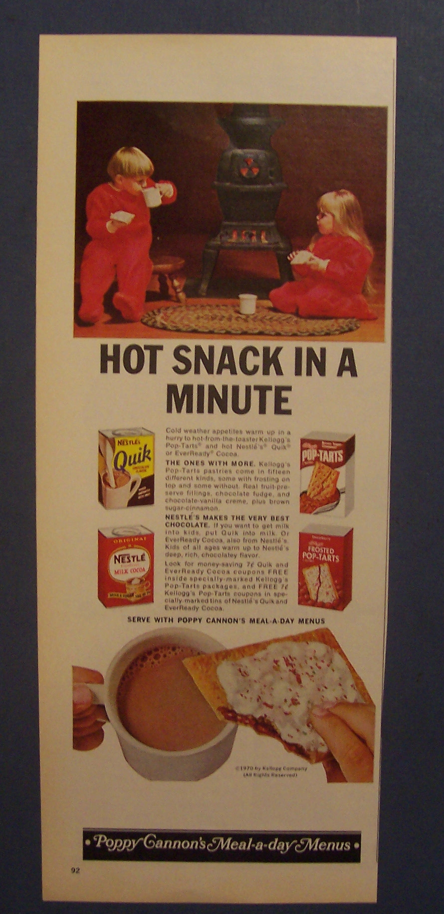 1970  Nestle  Quik  &  Pop  Tarts