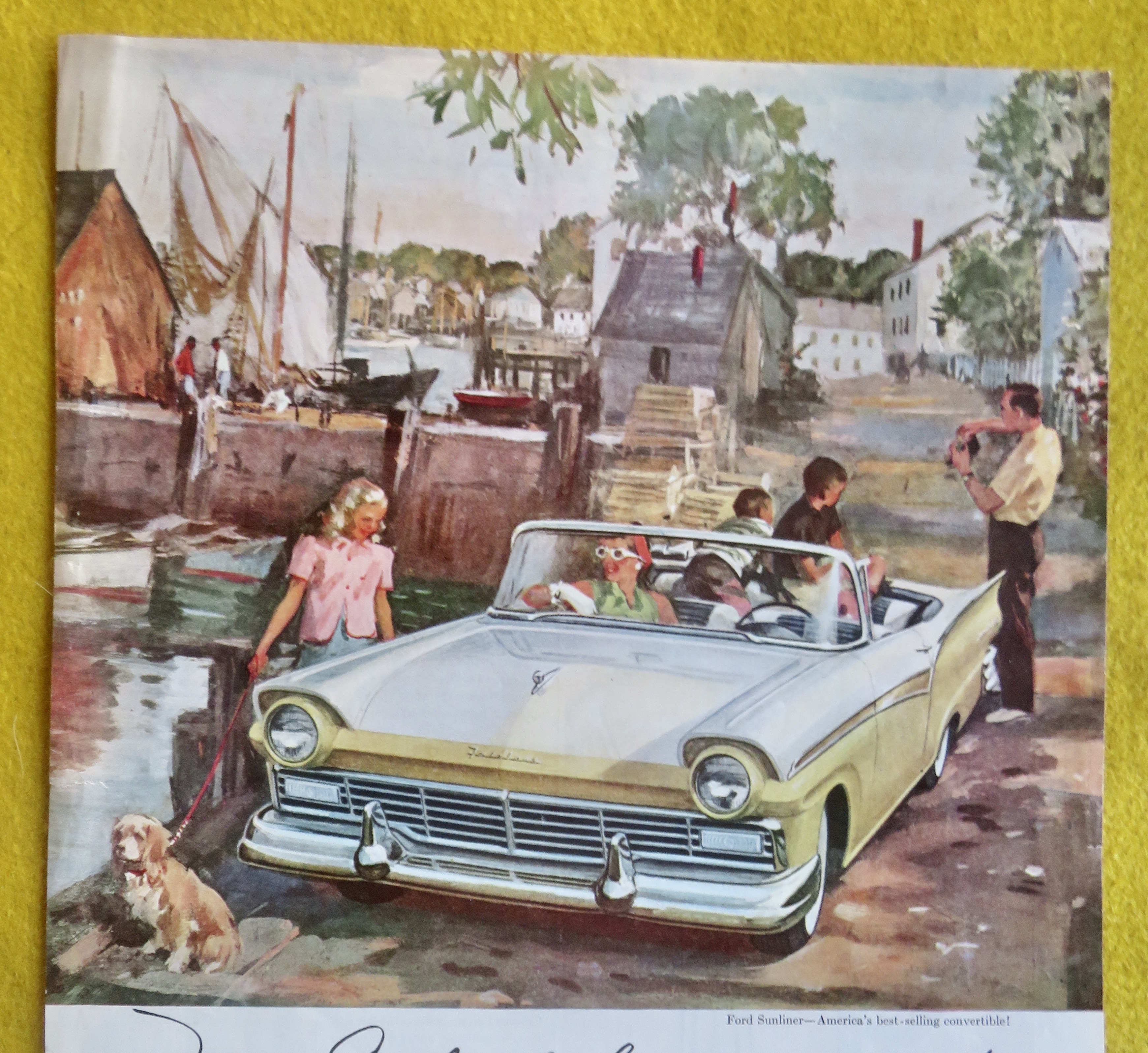 1957 Ford Automobile with the Ford Sunliner