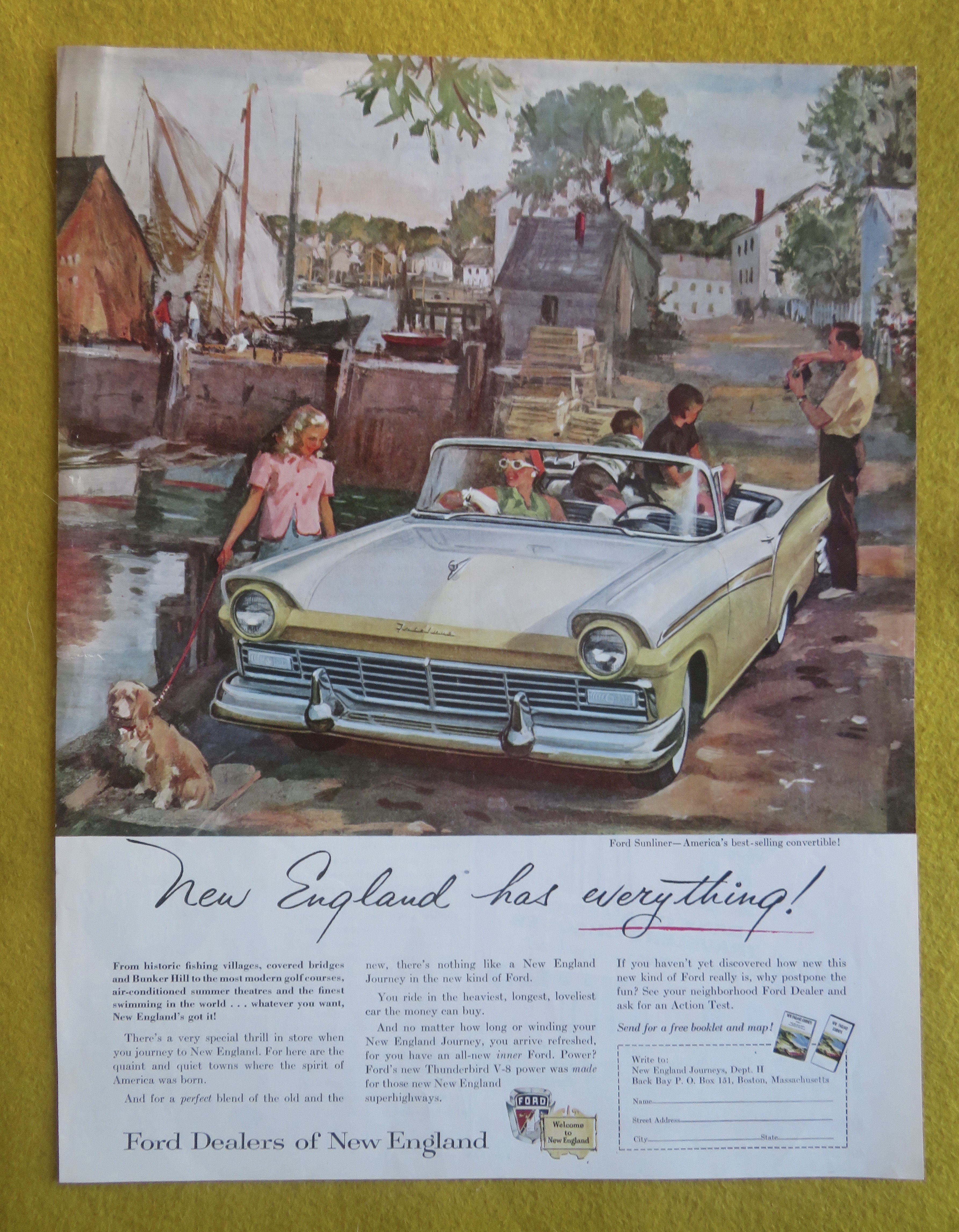 1957 Ford Automobile with the Ford Sunliner