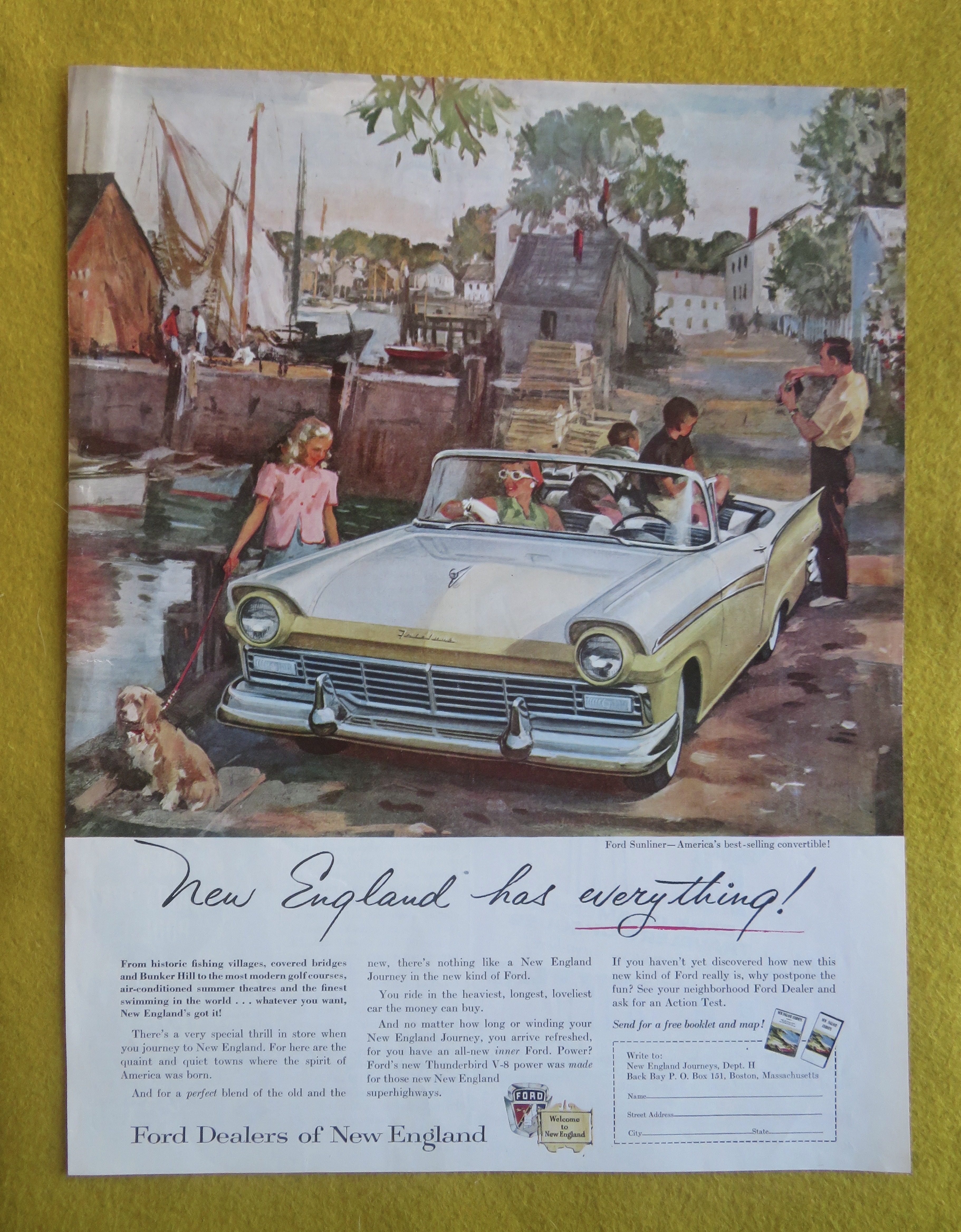 1957 Ford Automobile with the Ford Sunliner
