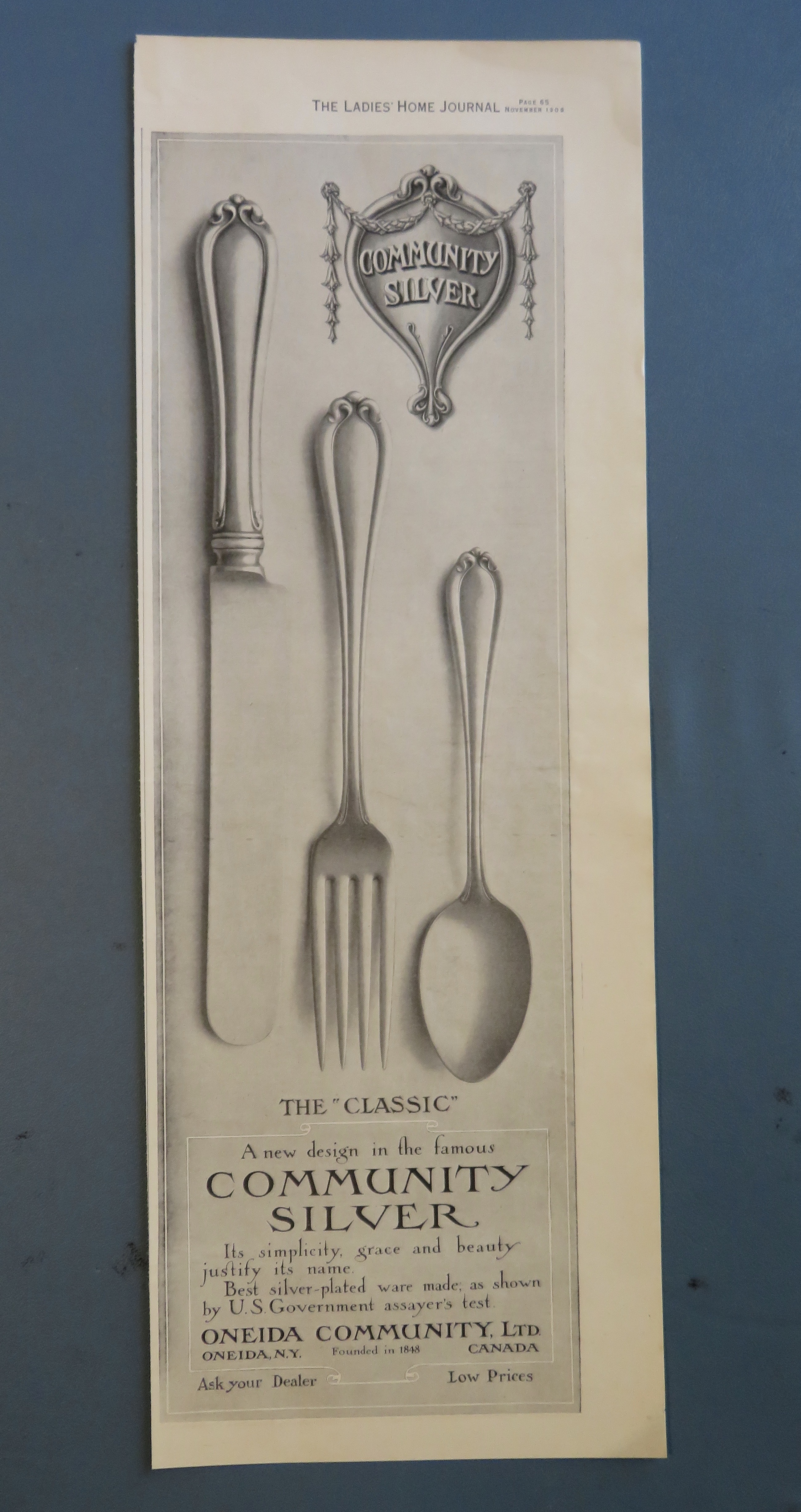1906 Community Silver with The Classic