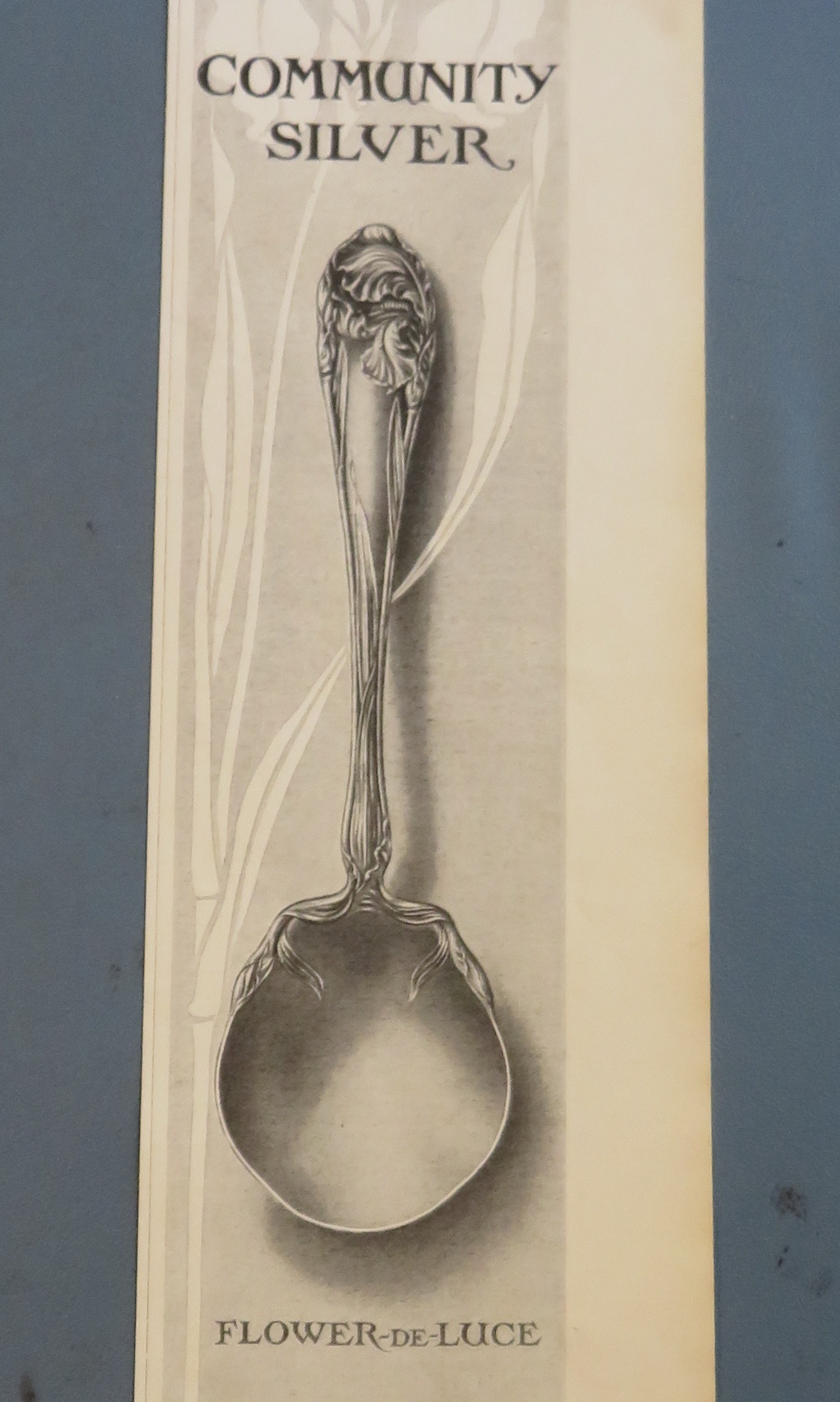 1905 Community Silver with A Flower De Luce Spoon