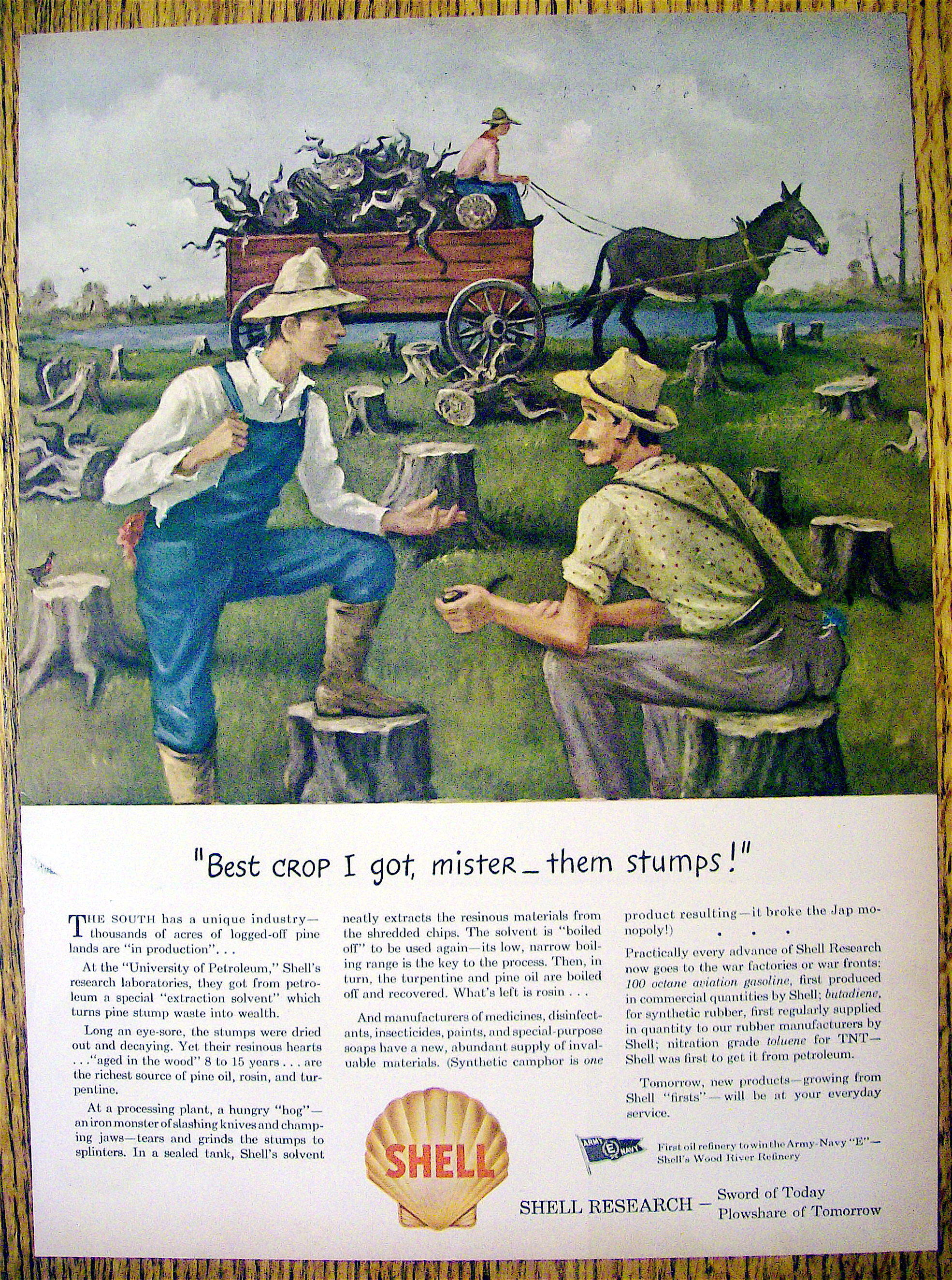 Vintage Ad: 1943 Shell Research