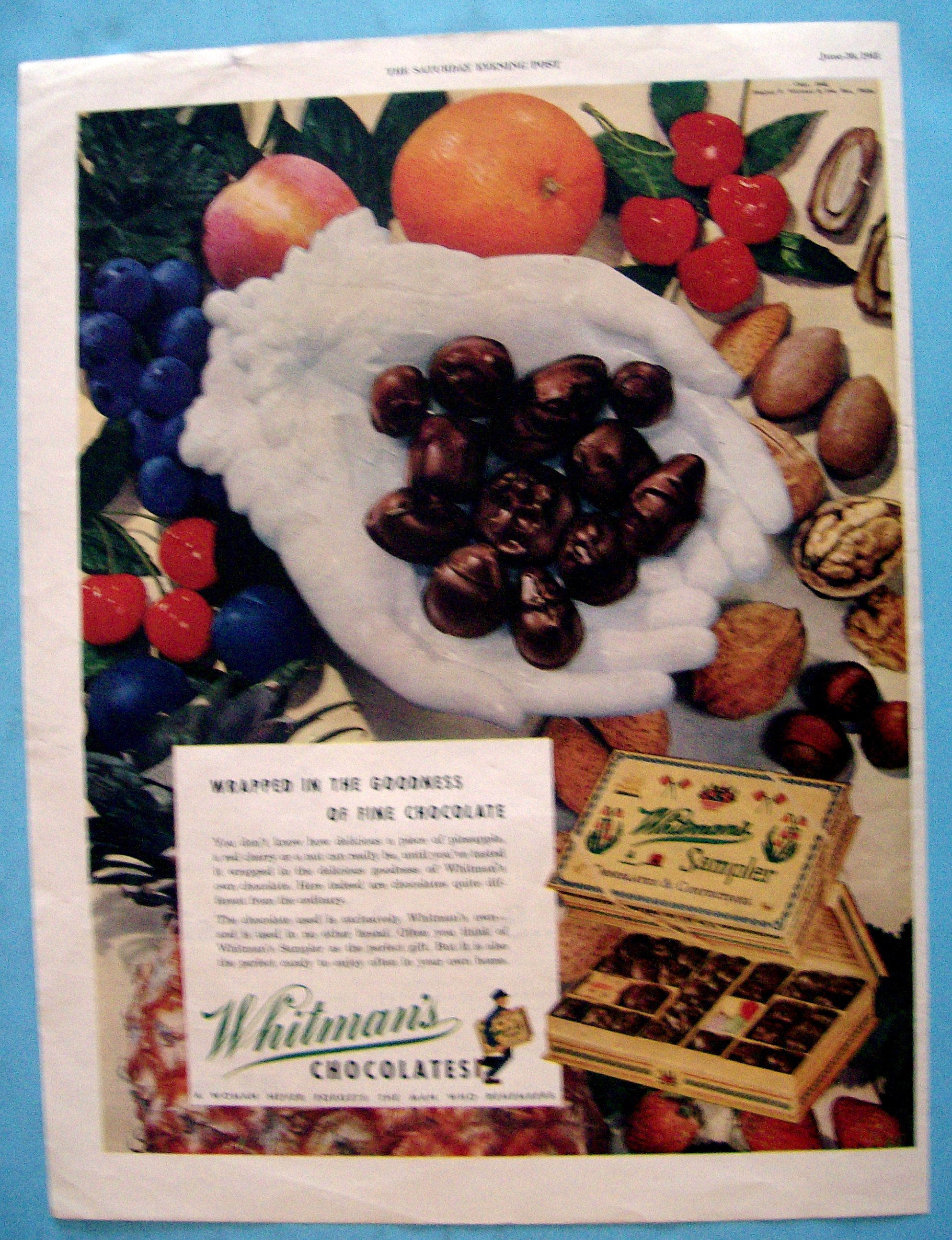 Vintage Ad: 1945 Whitman's Chocolates