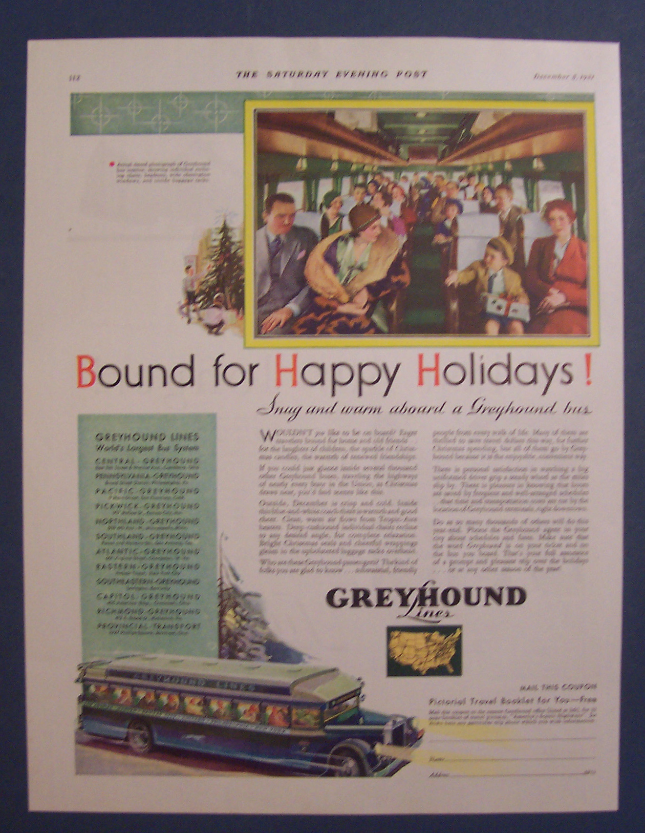 Vintage Ad: 1931 Greyhound Lines