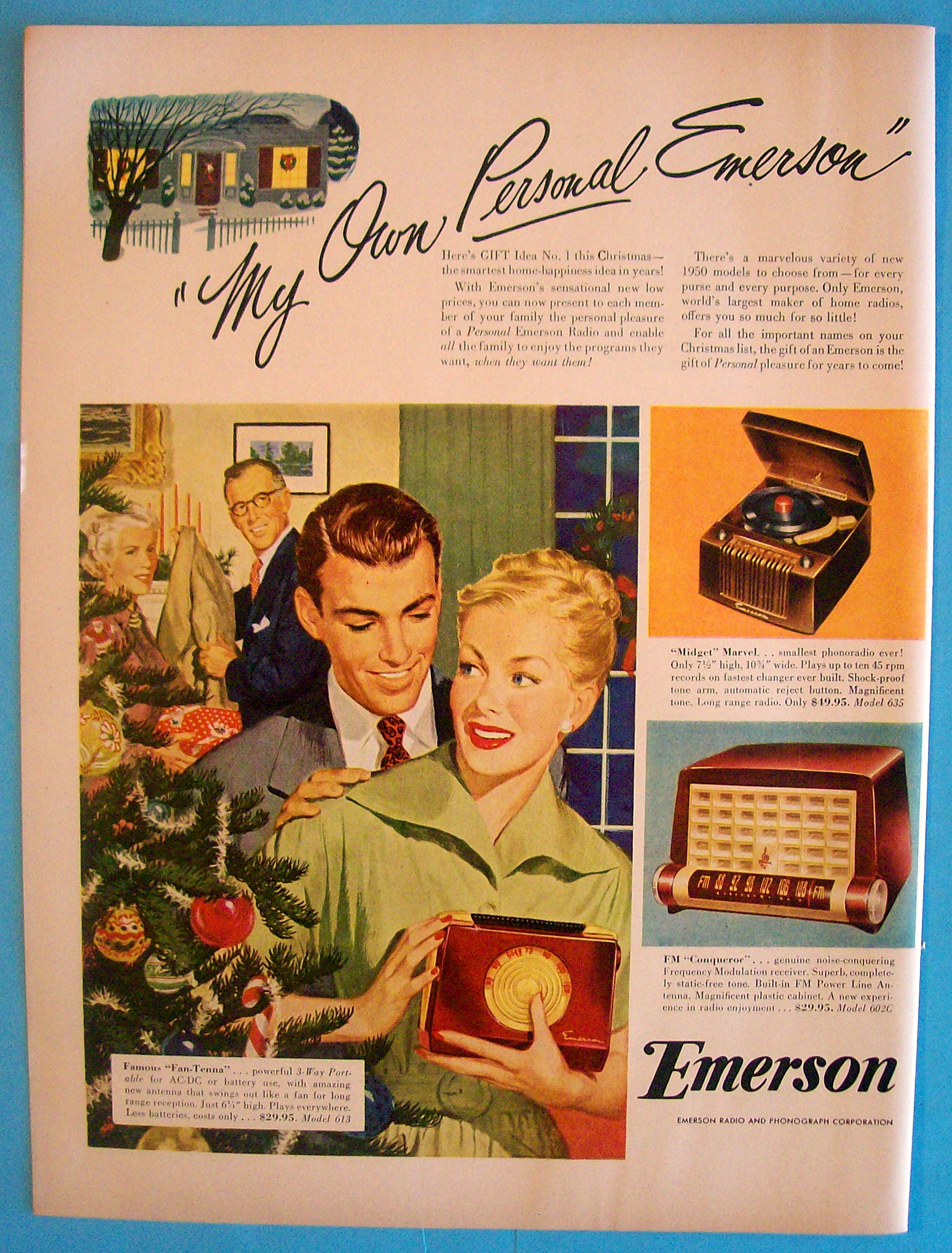 Vintage Ad: 1949 Emerson Radio & Phonograph
