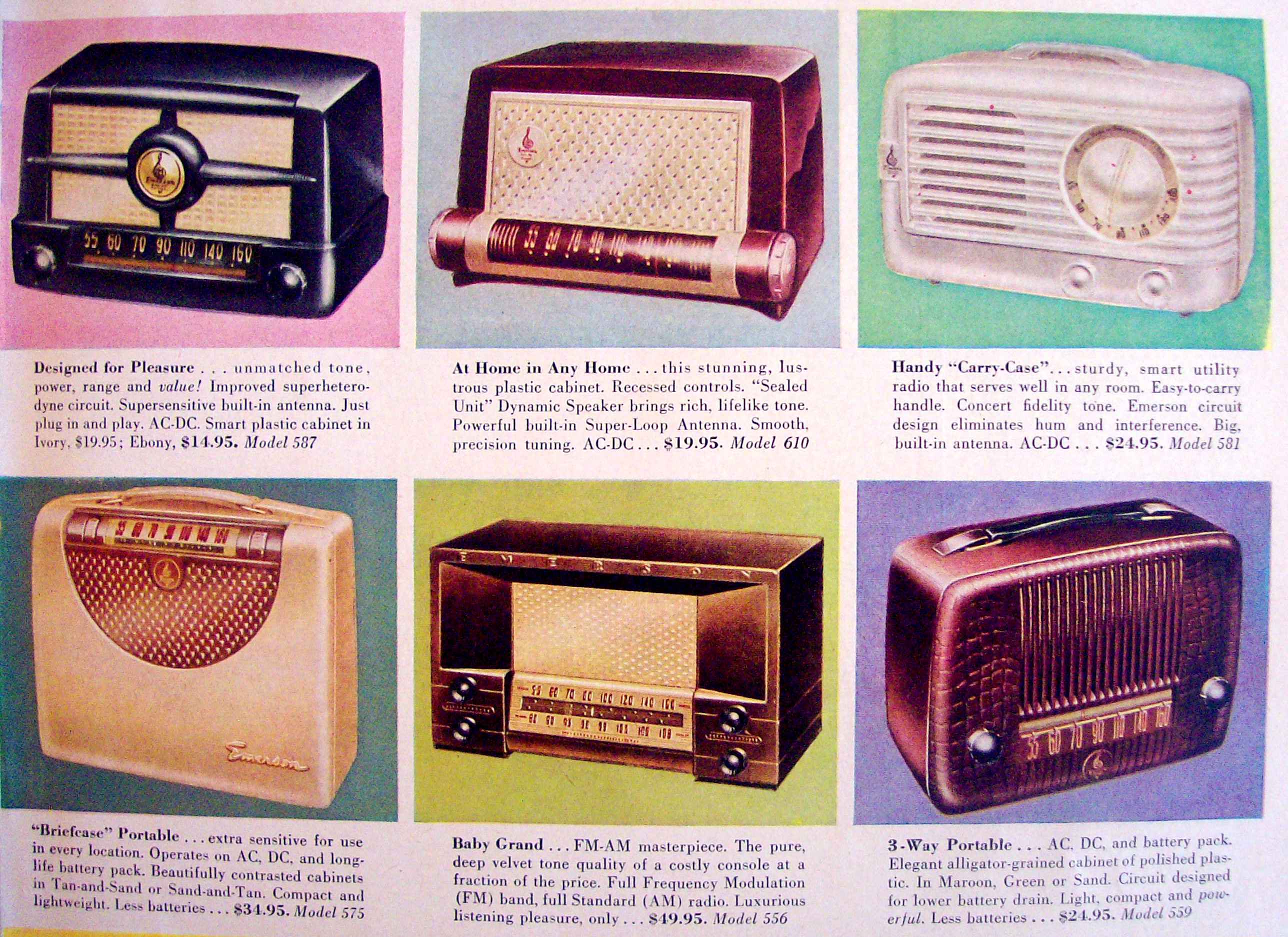 Vintage Ad: 1949 Emerson Radio & Phonograph