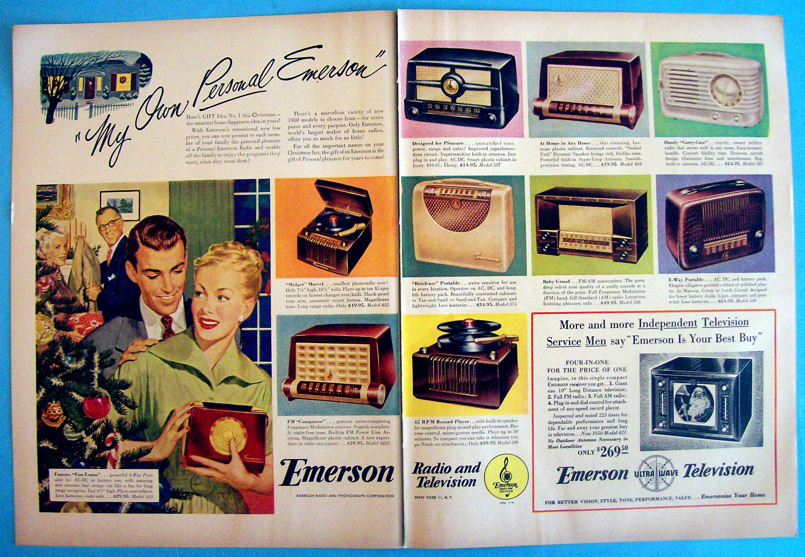 Vintage Ad: 1949 Emerson Radio & Phonograph