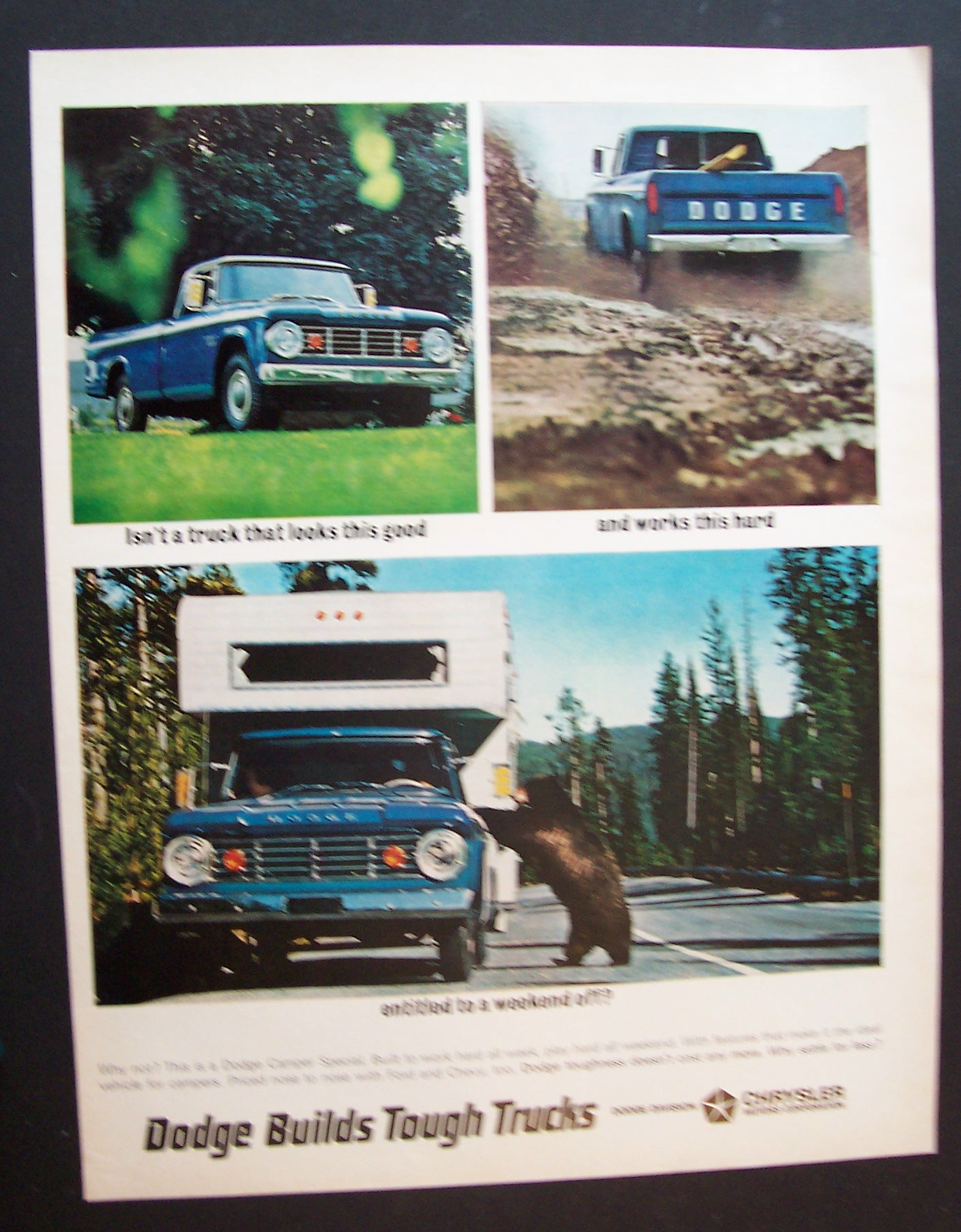 Vintage Ad: 1966  Chrysler  Trucks