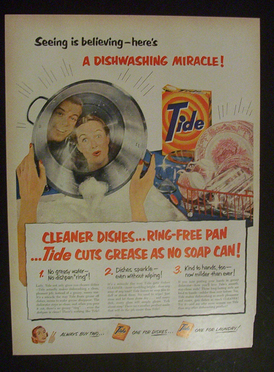 1951  Tide  Detergent