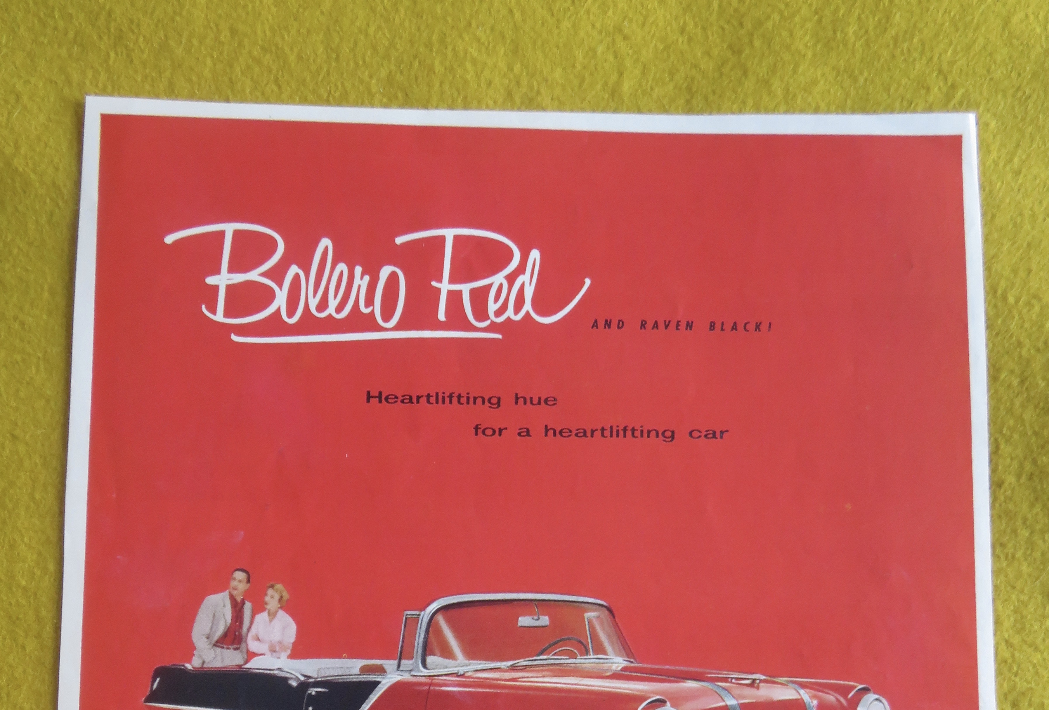 1955 Pontiac Automobile with Bolero Red Pontiac
