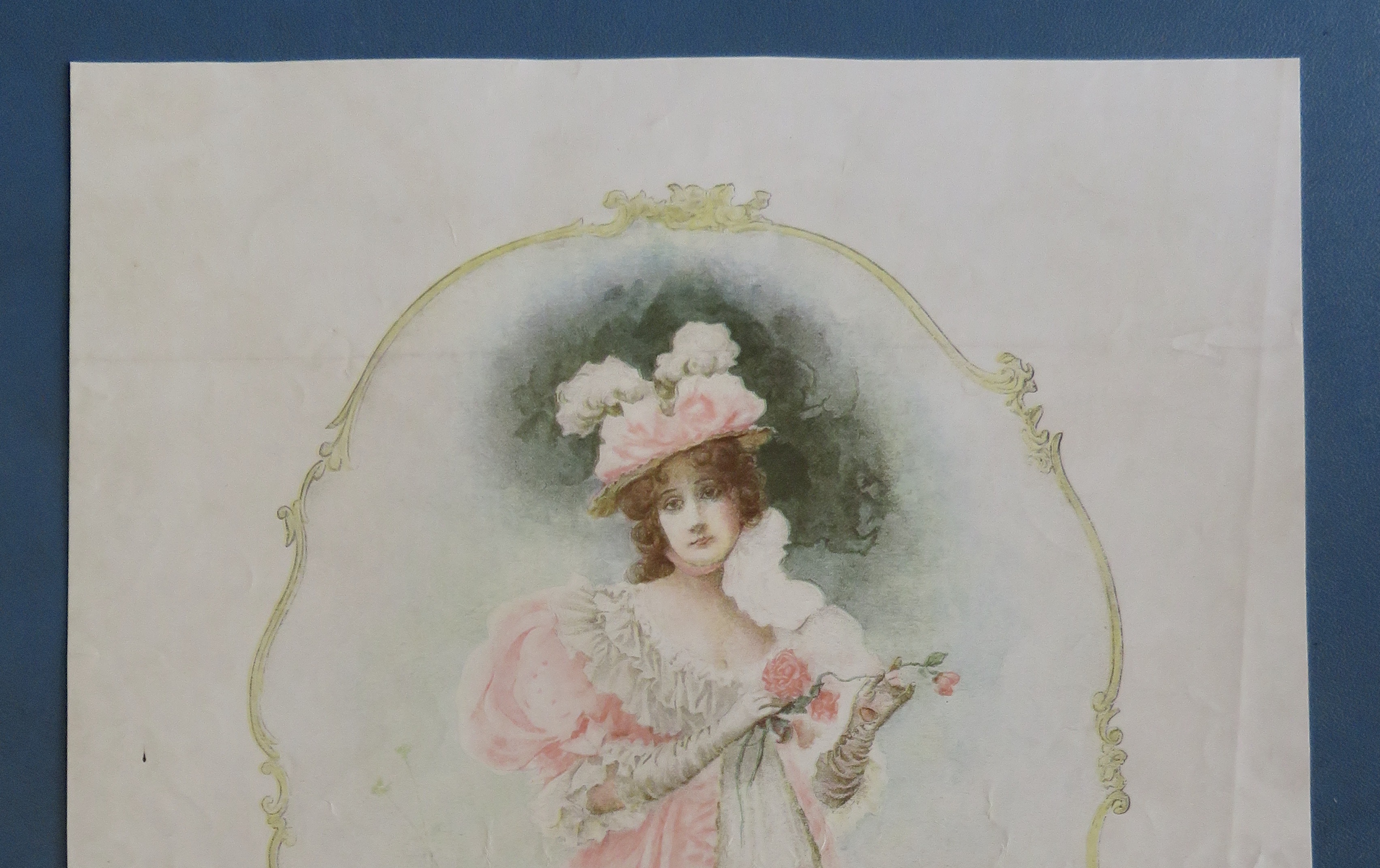 1896 Ivory Soap with Lovely Woman in Pink