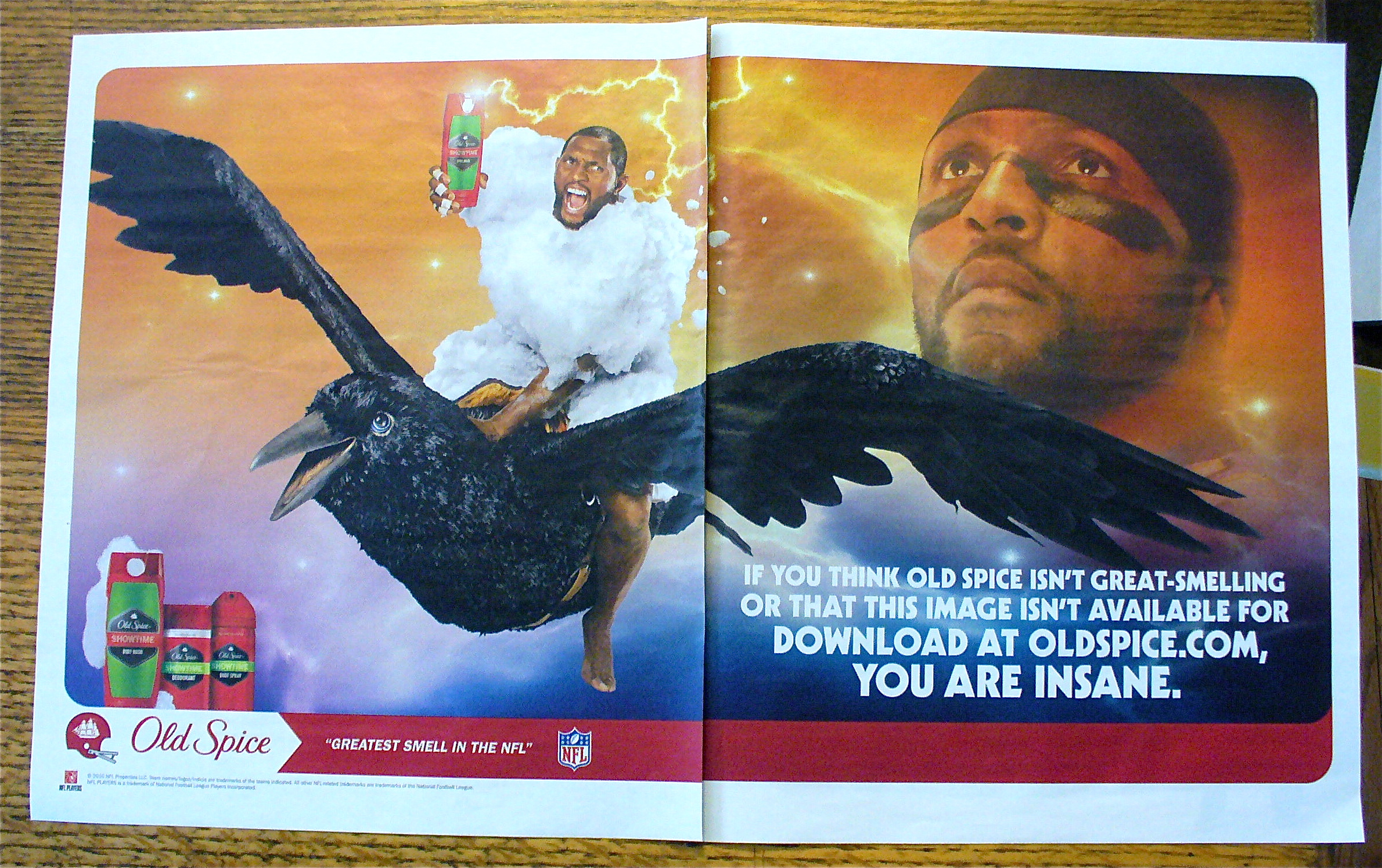 2010 Old Spice with Football's Ray Lewis