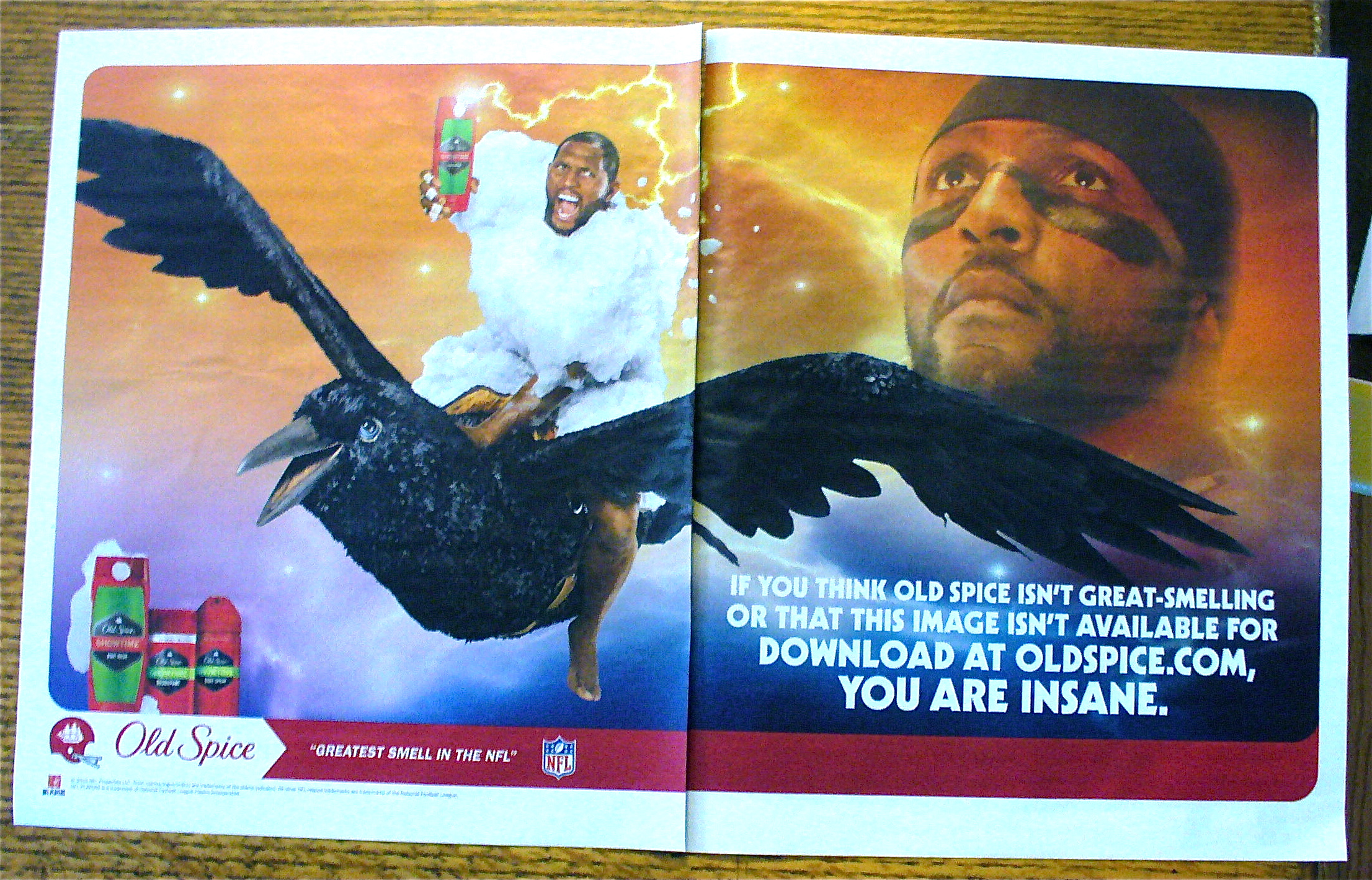 2010 Old Spice with Football's Ray Lewis