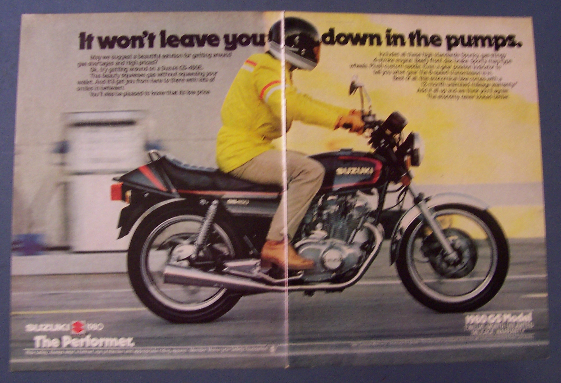 Vintage Ad: 1980  Suzuki  GS - 450E