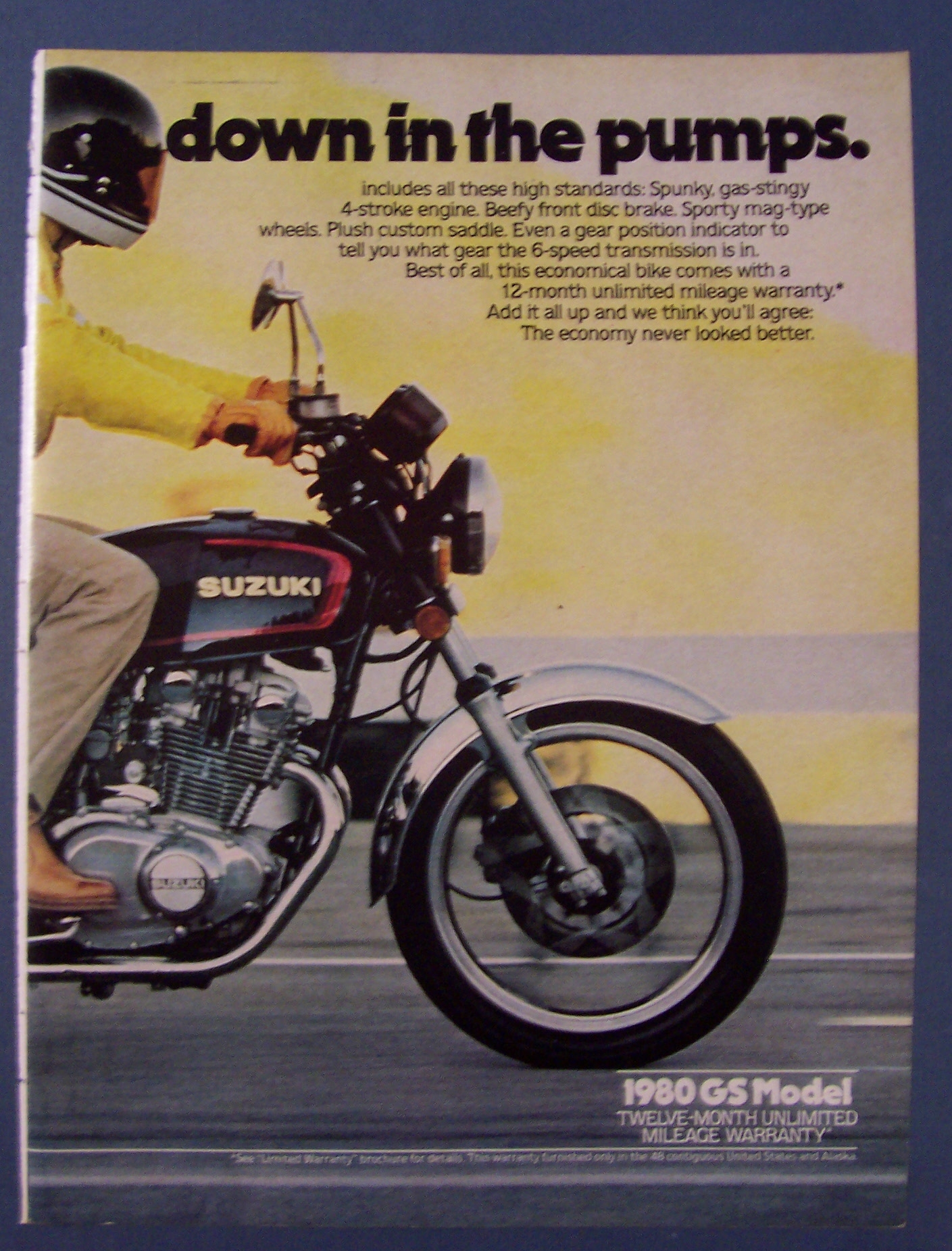 Vintage Ad: 1980  Suzuki  GS - 450E
