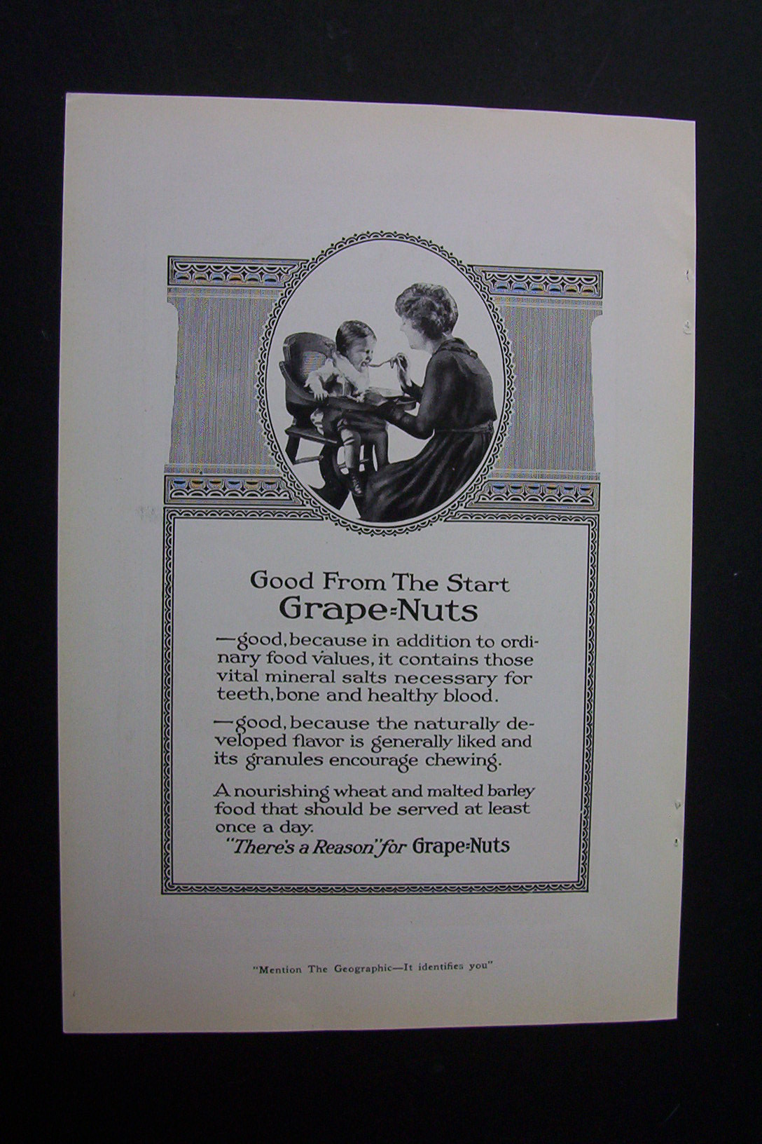 Vintage Ad: 1920 Steinway Pianos & Grape - Nuts Cereal