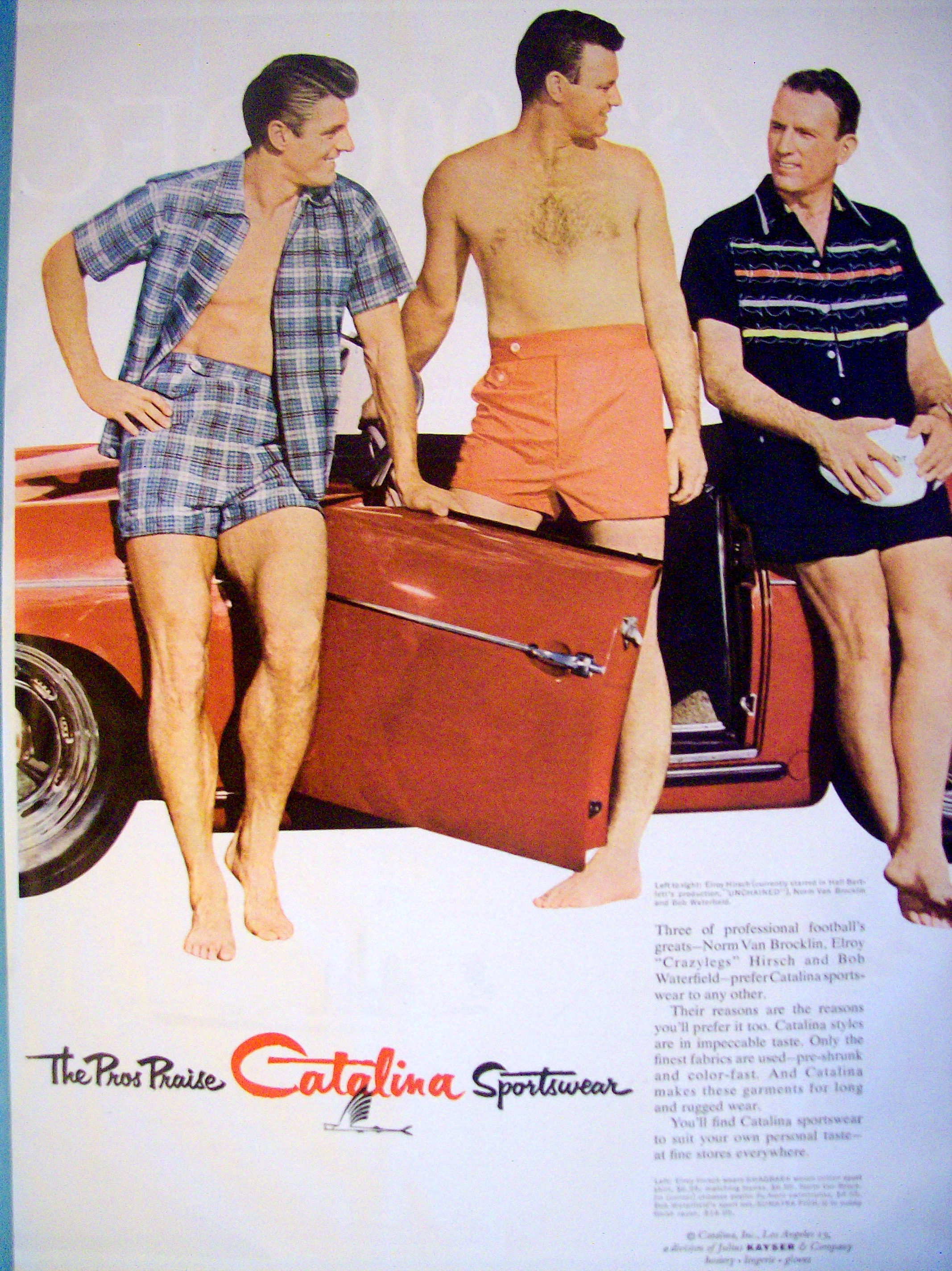 1955 Catalina Sportswear w/Hirsch, Waterfield/Brocklin