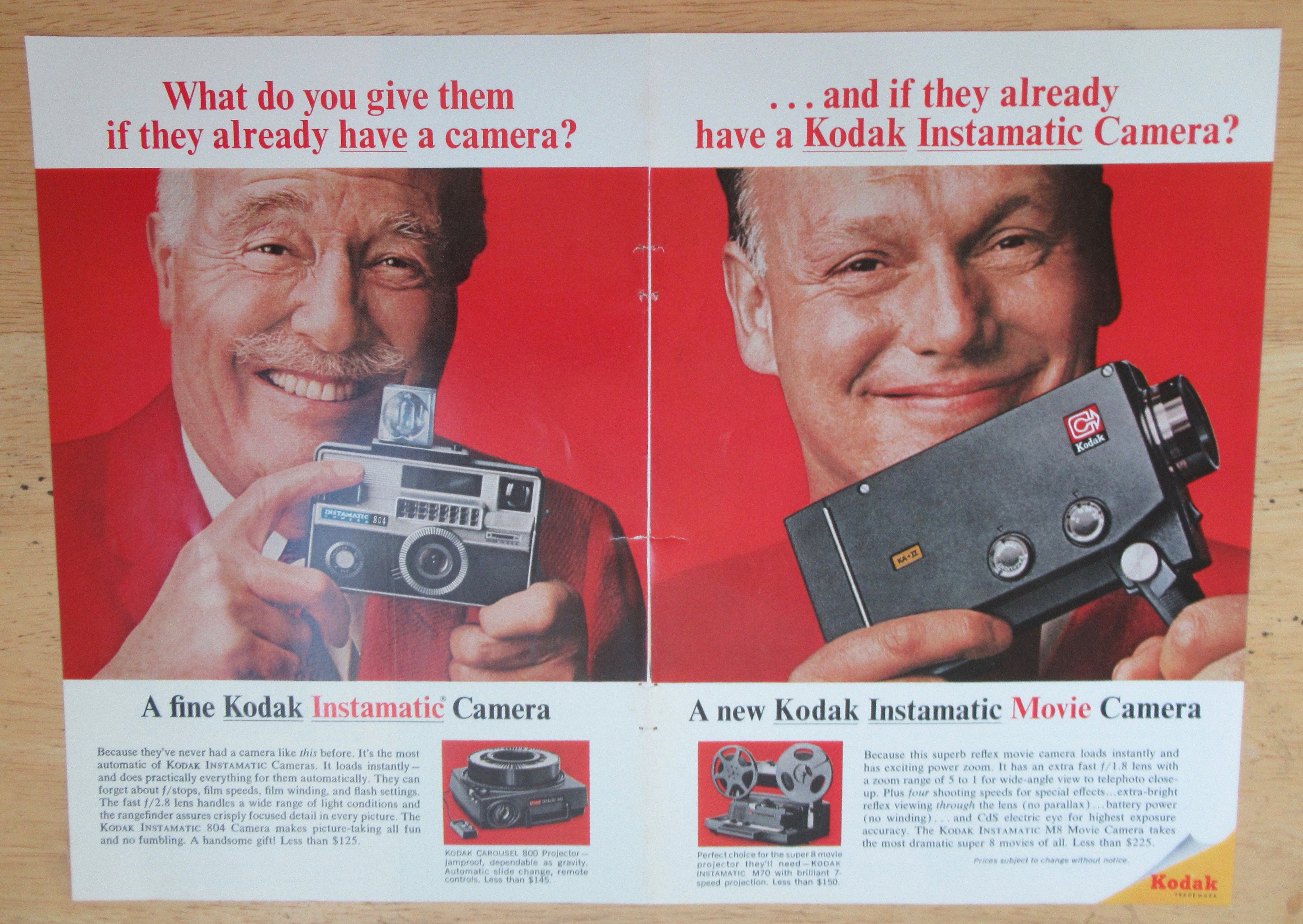 1966 Kodak Camera with Instamatic Movie Camera