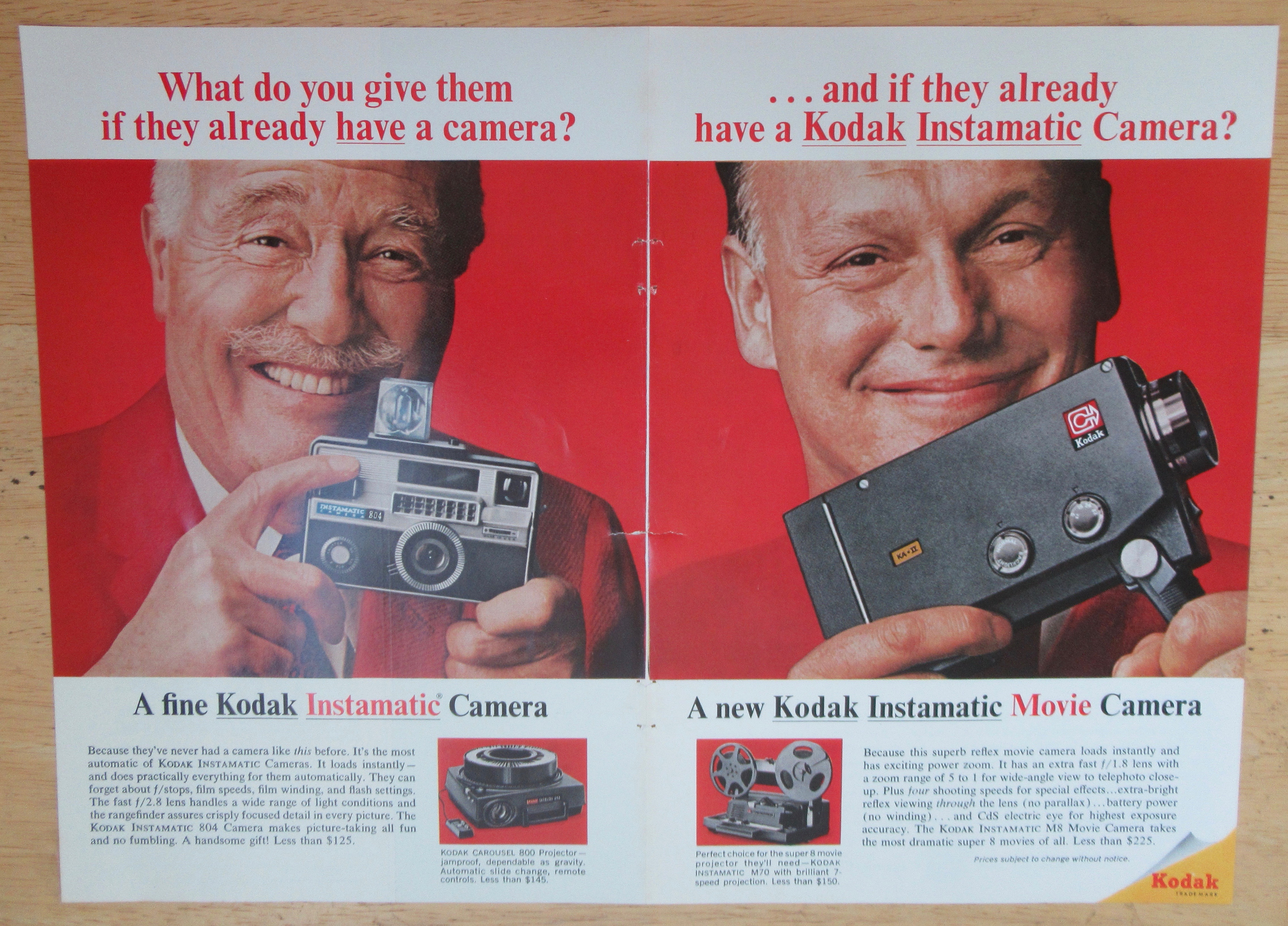 1966 Kodak Camera with Instamatic Movie Camera