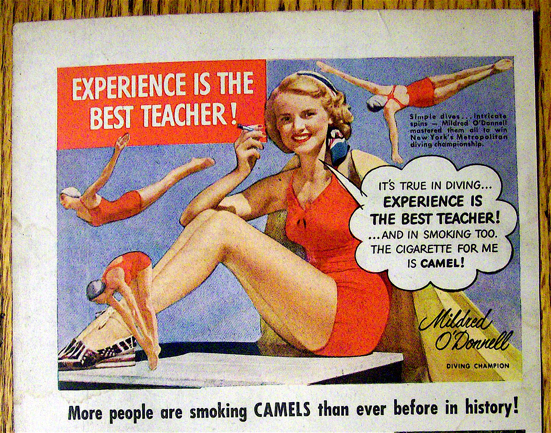 1947 Camel Cigarettes with Mildred O'Donnell