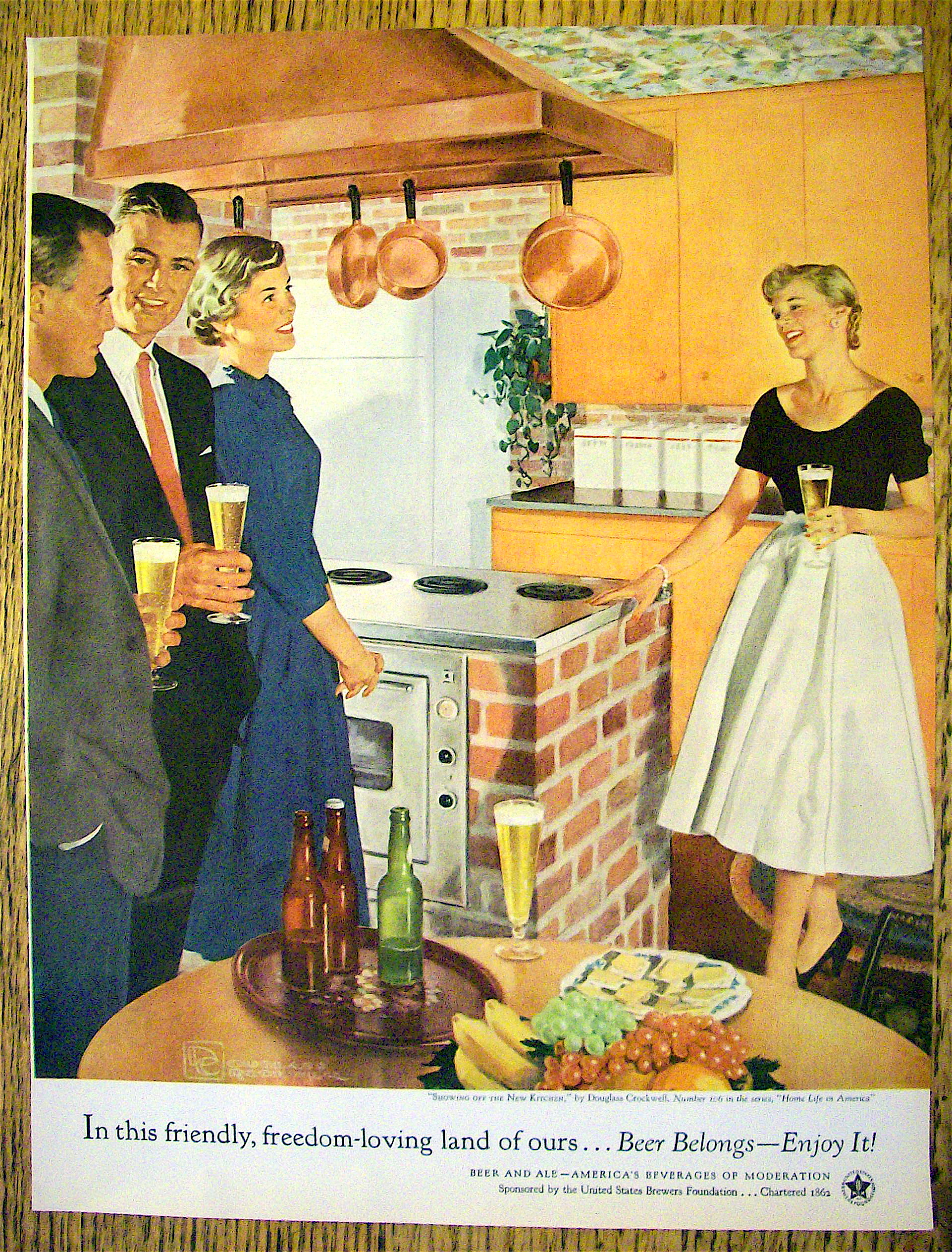 1955 Beer Belongs w/Showing Off The New Kitchen